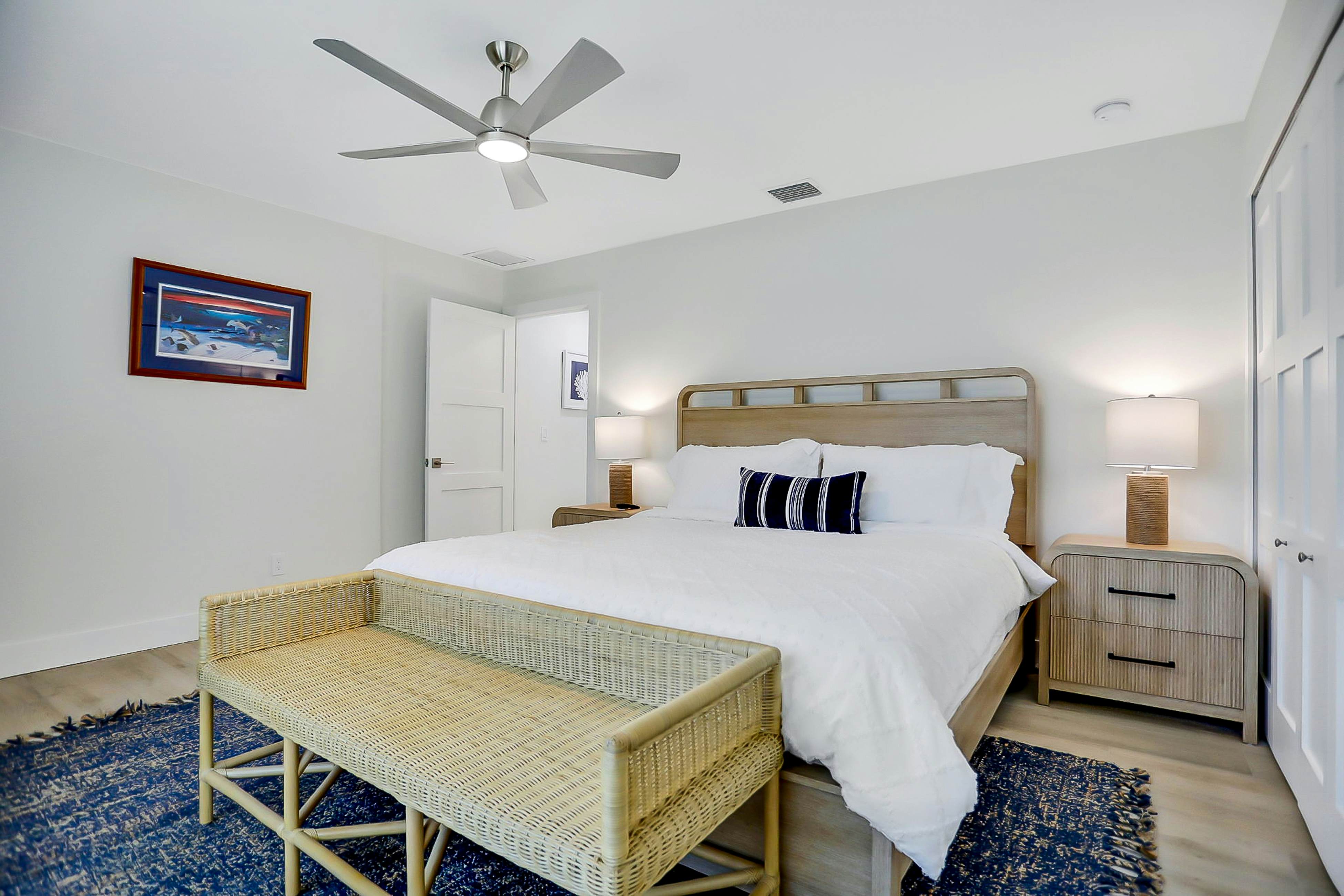 Stylish waterfront home with private pool, dock 