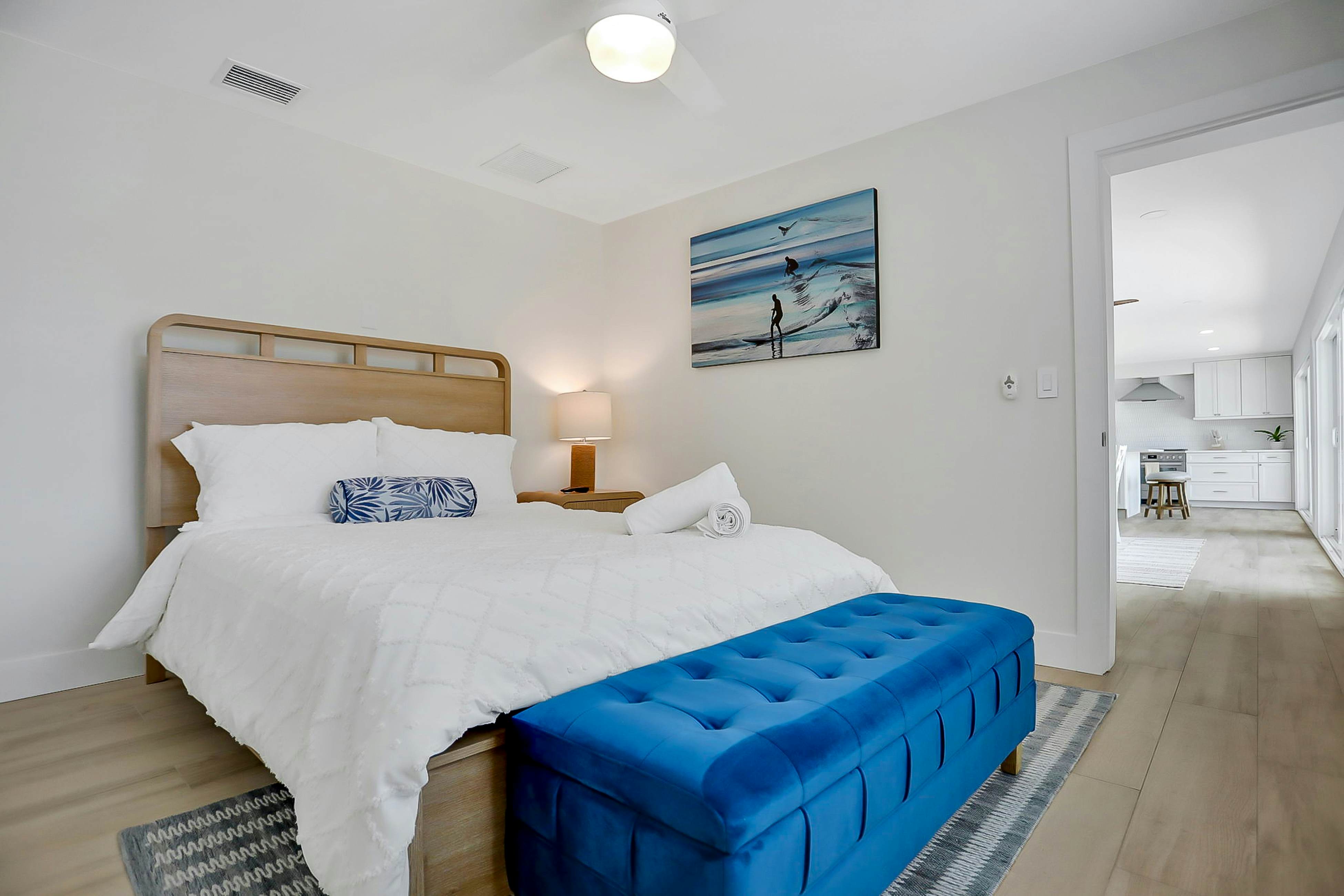 Stylish waterfront home with private pool, dock 