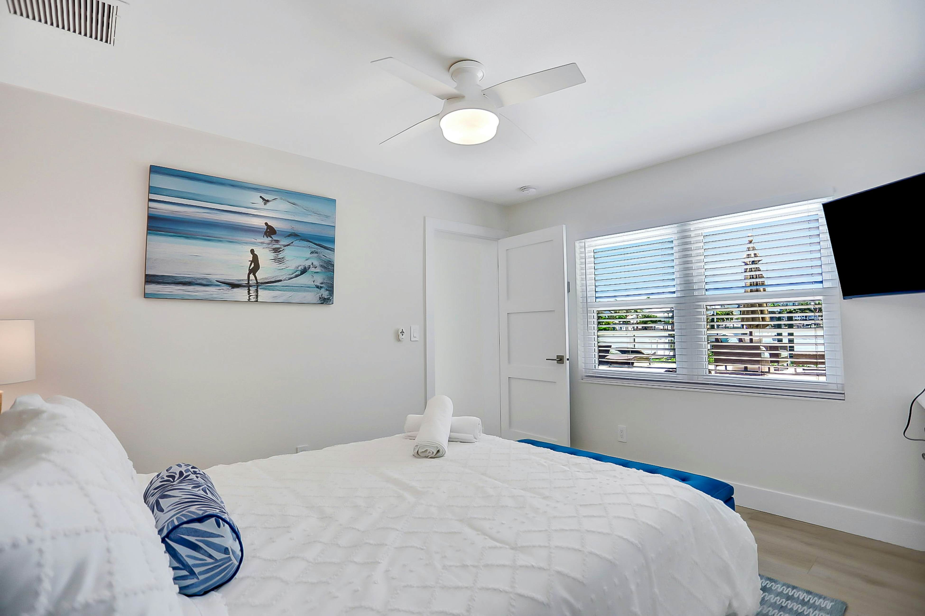 Stylish waterfront home with private pool, dock 