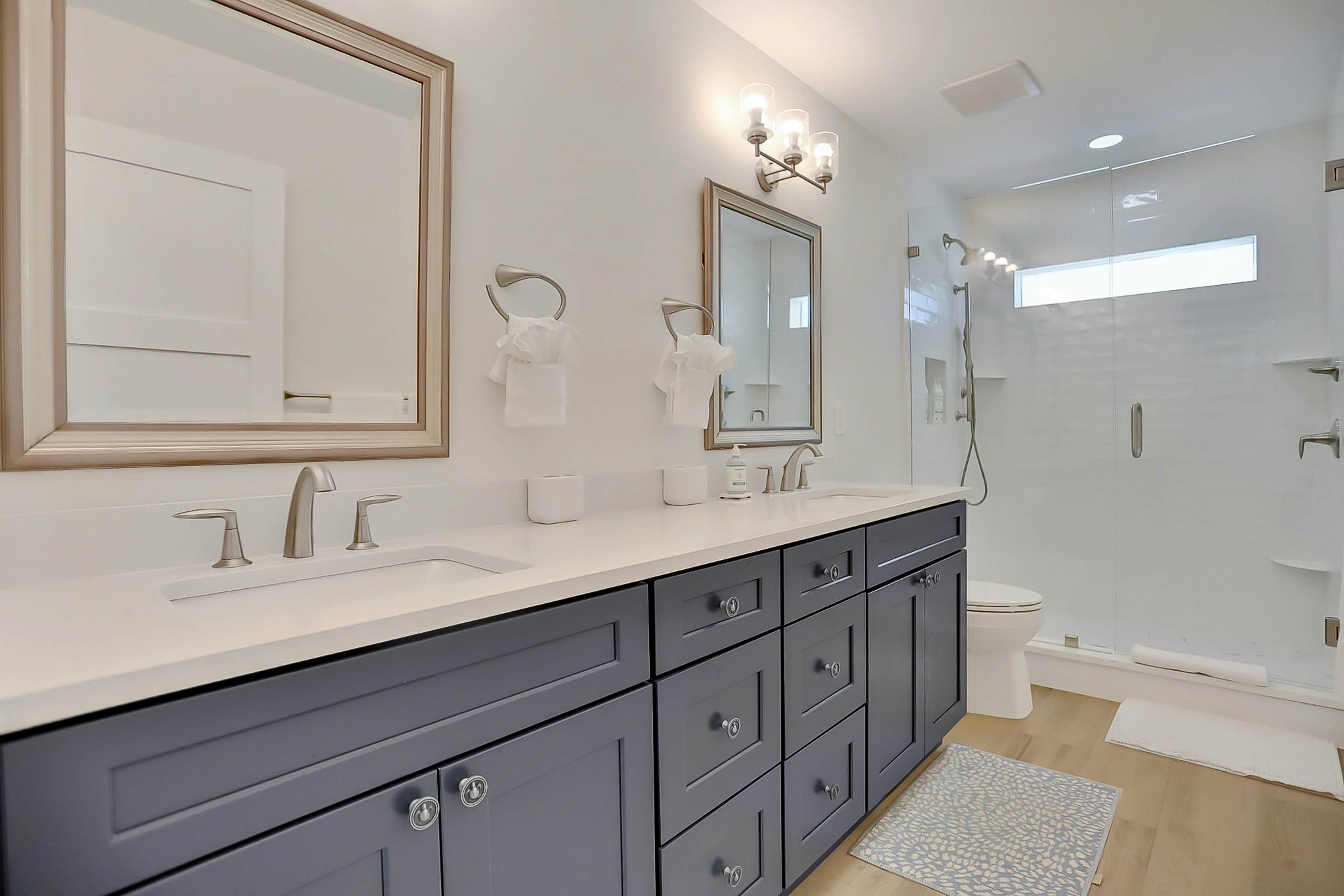 Stylish waterfront home with private pool, dock 