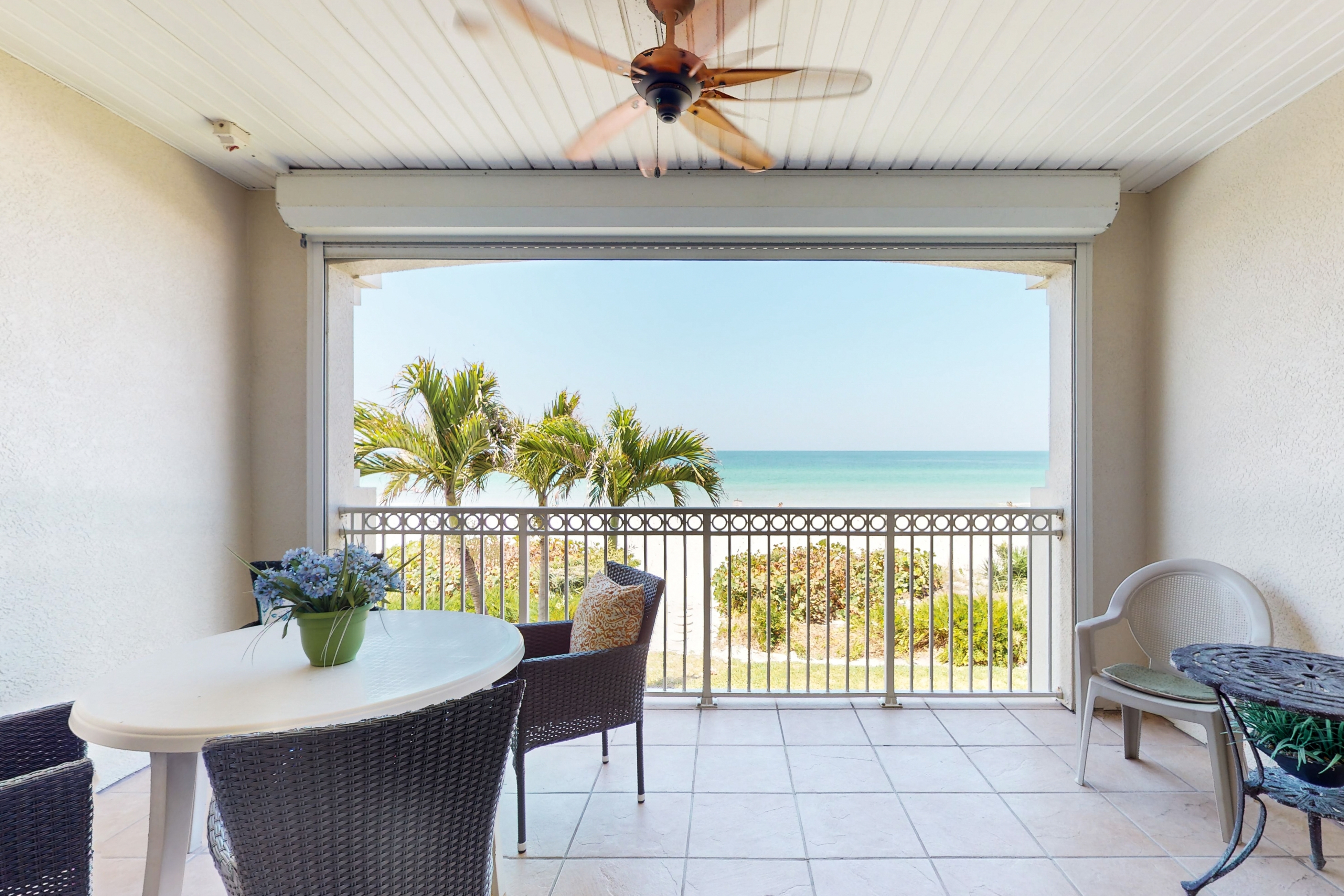 Gulf front townhome right on the beach with pool and balcony snowbird friendly