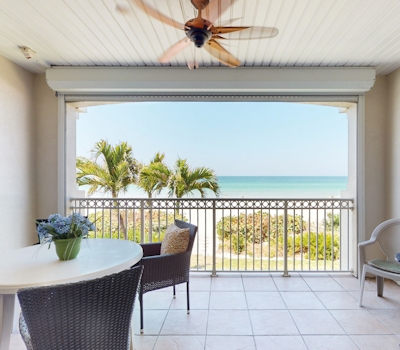 Gulf front townhome right on the beach with pool and balcony snowbird friendly