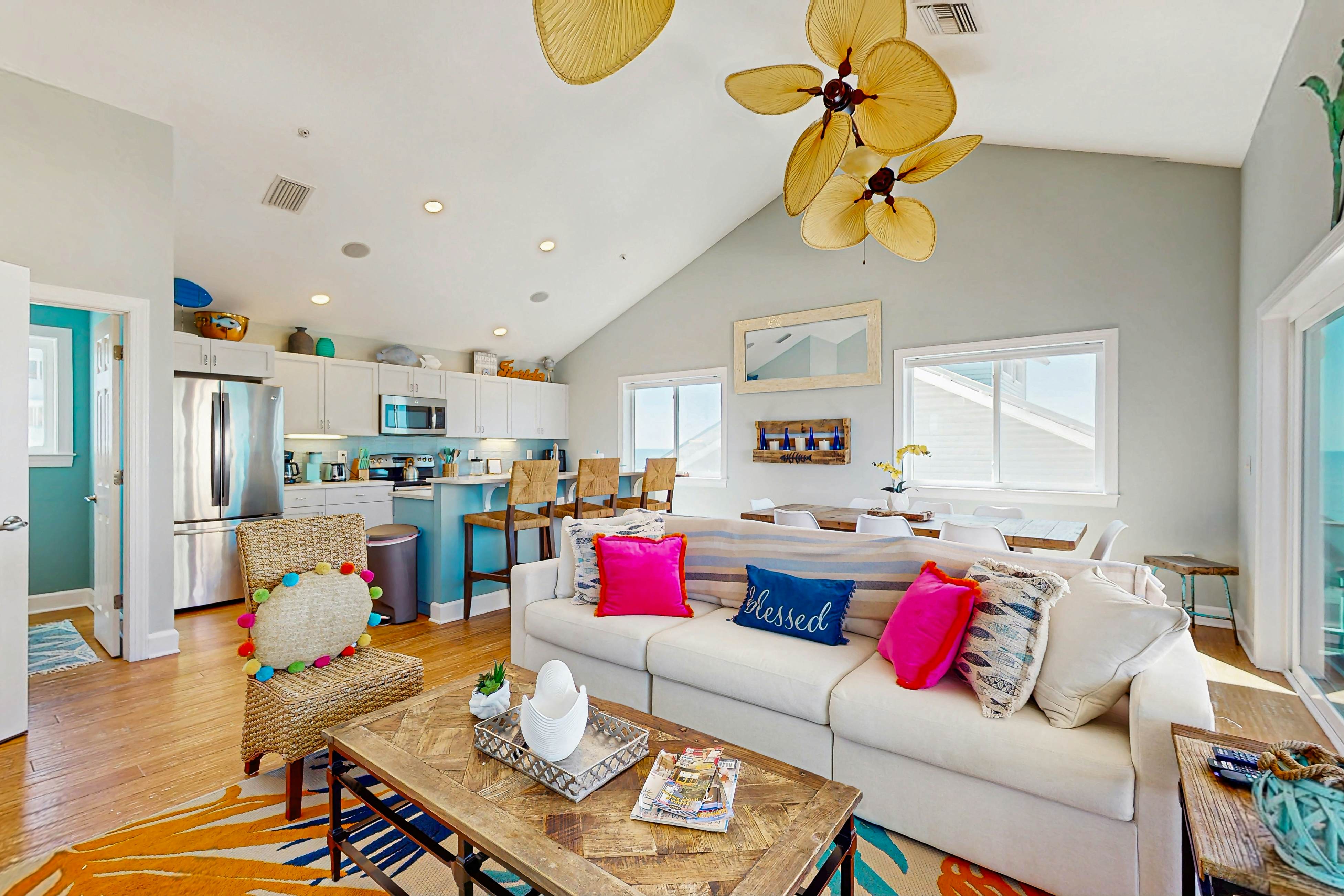 Contemporary Home w/ Elevator & Panoramic Gulf View - Private Beach Access