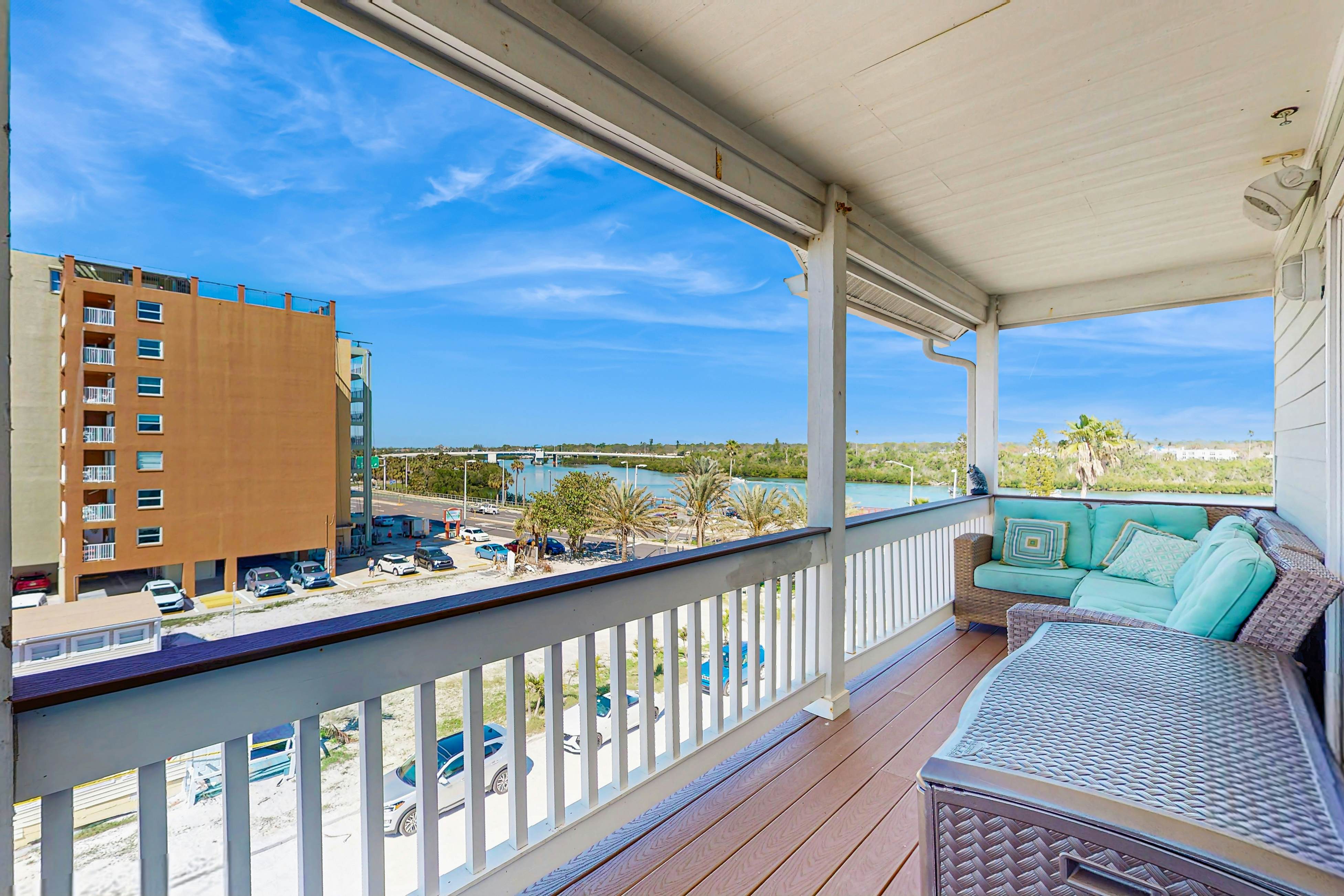 Contemporary Home w/ Elevator & Panoramic Gulf View - Private Beach Access