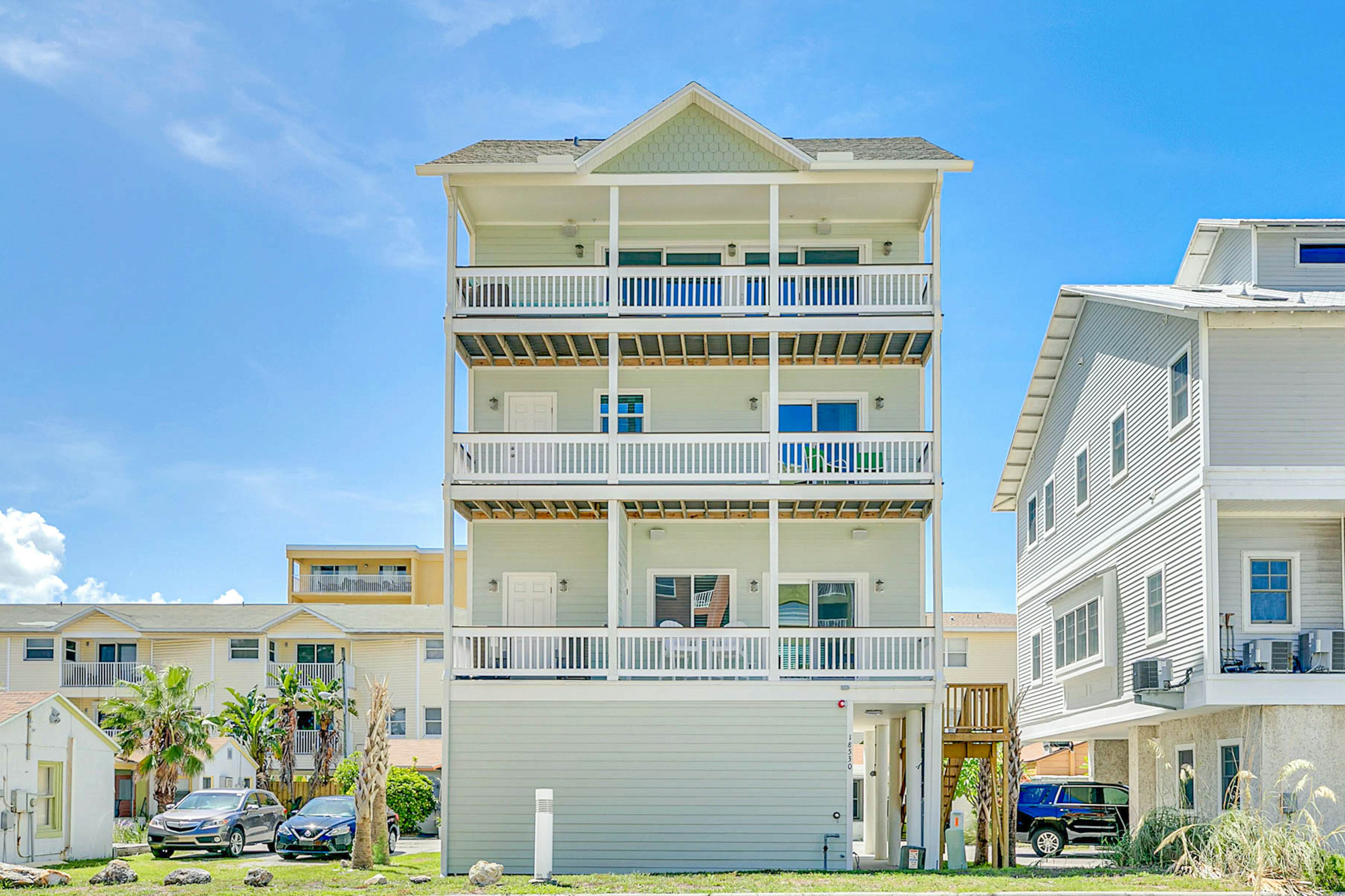 Contemporary Home w/ Elevator & Panoramic Gulf View - Private Beach Access