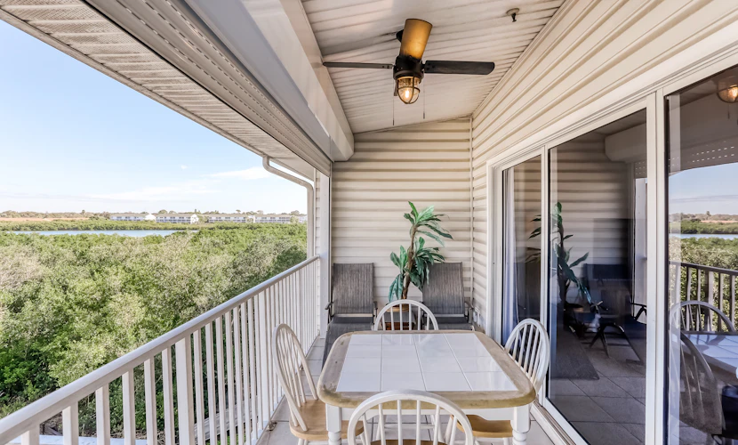 Water View Condo with Private Balcony and Free WiFi Snowbirds OK