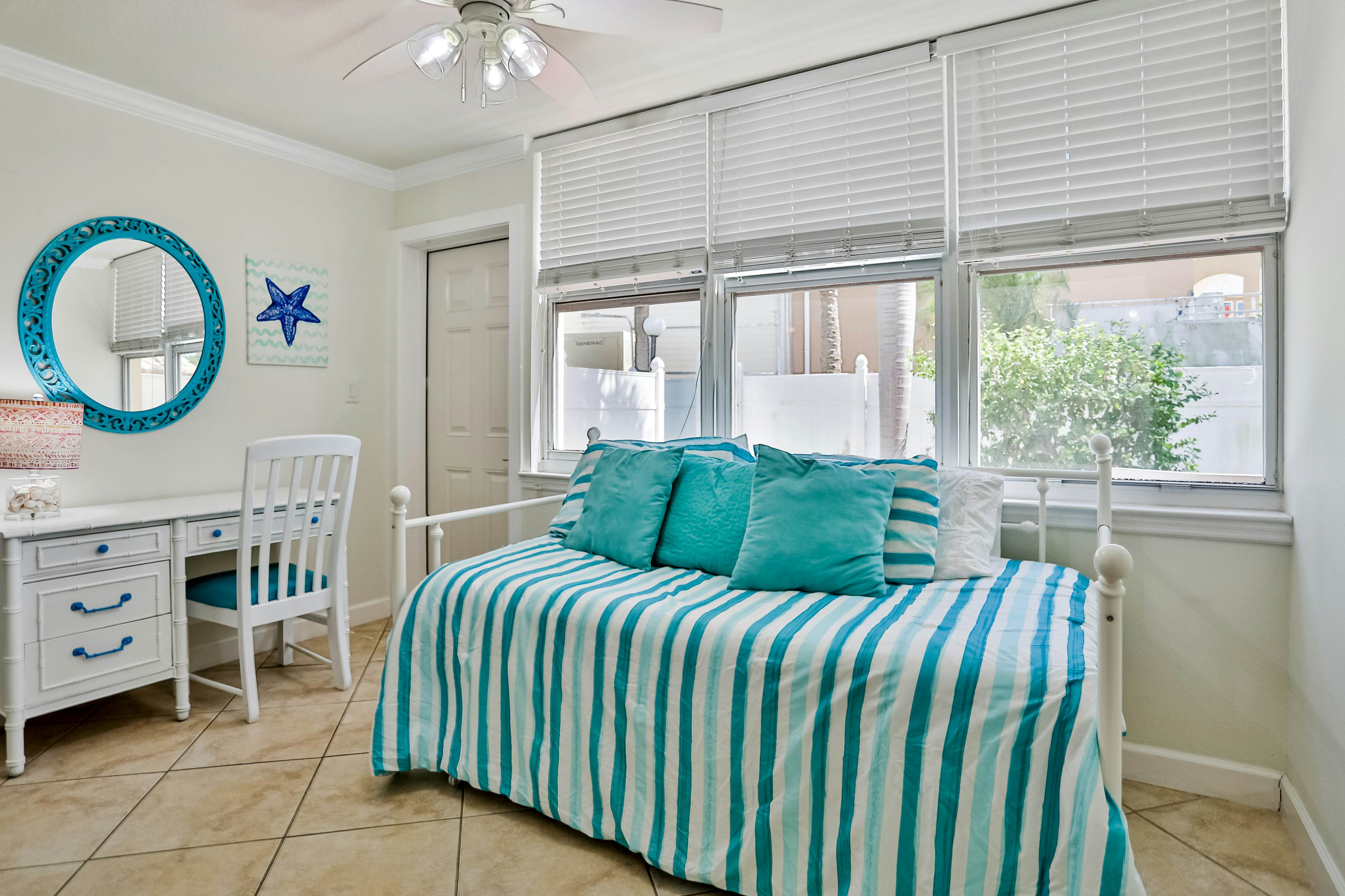 1st-floor condo with private dock, easy beach access, heated pool, & patio