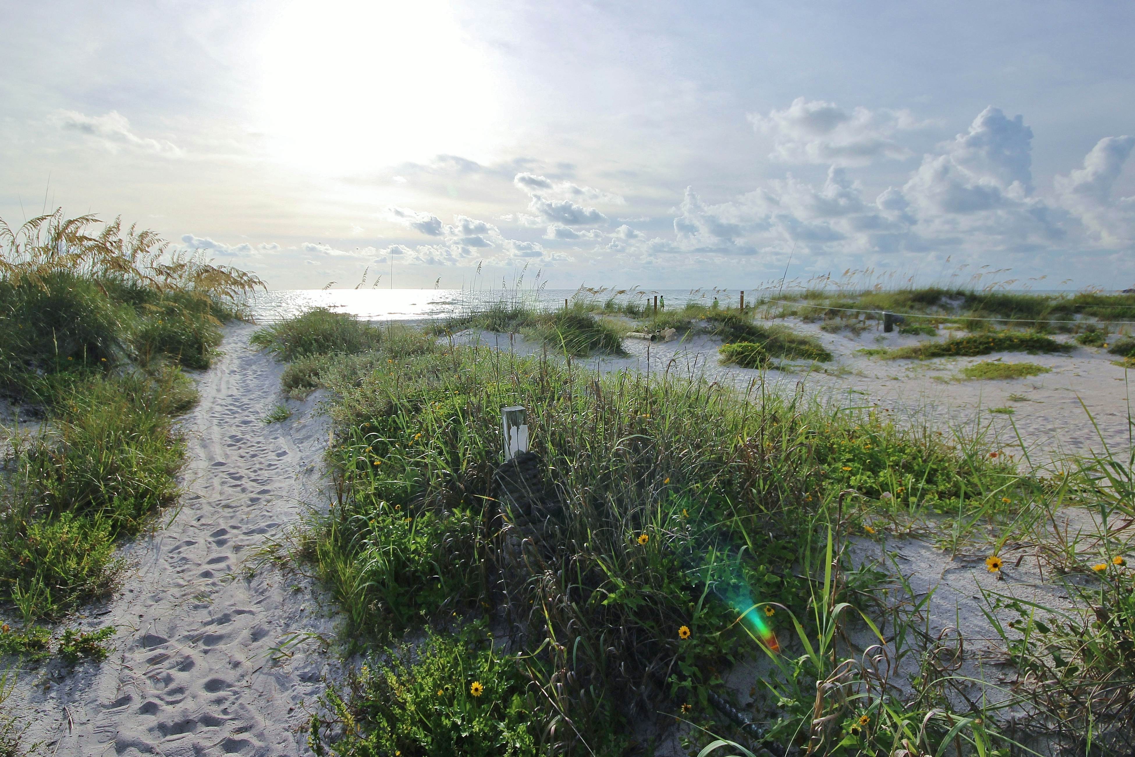 Water-view getaway with heated pool, hot tub, central AC & W/D - snowbird-friendly