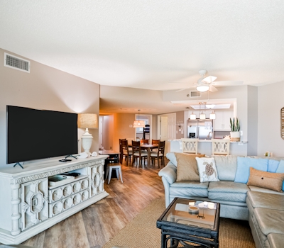 4th floor beachfront corner condo with private balcony views heated pool BBQ AC