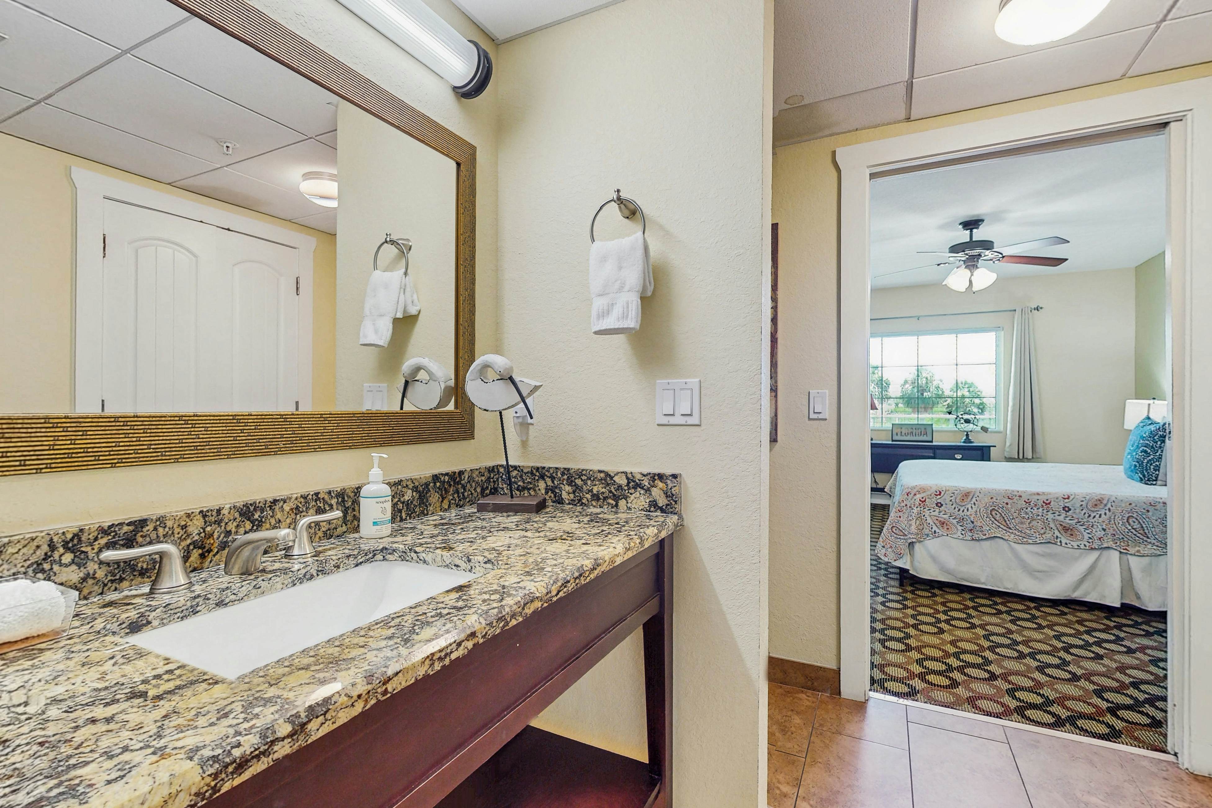 Stylish, snowbird-friendly condo near the beach with AC & W/D - dog-friendly