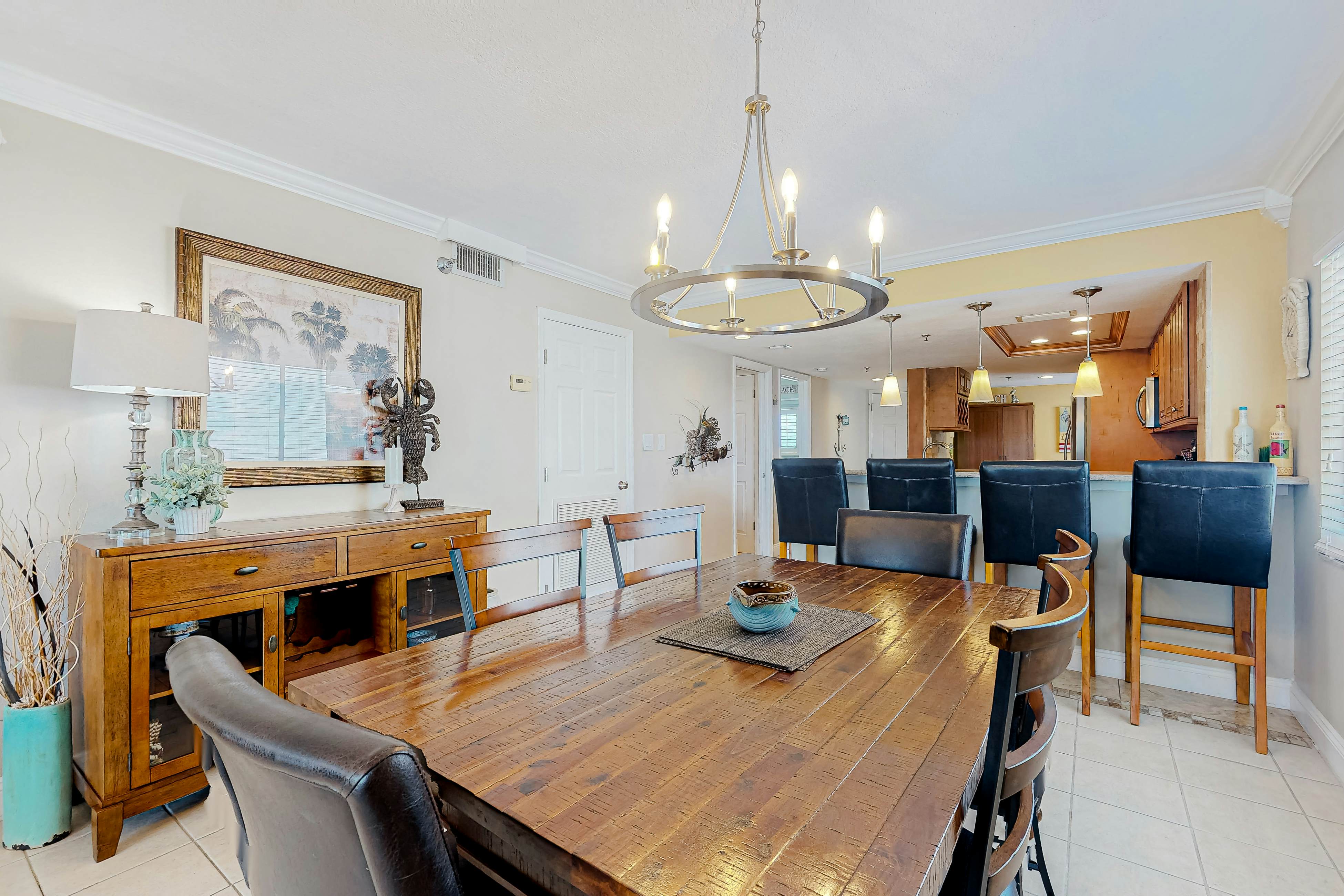 Waterfront condo with heated pool, hot tub, central AC & W/D - snowbird-friendly