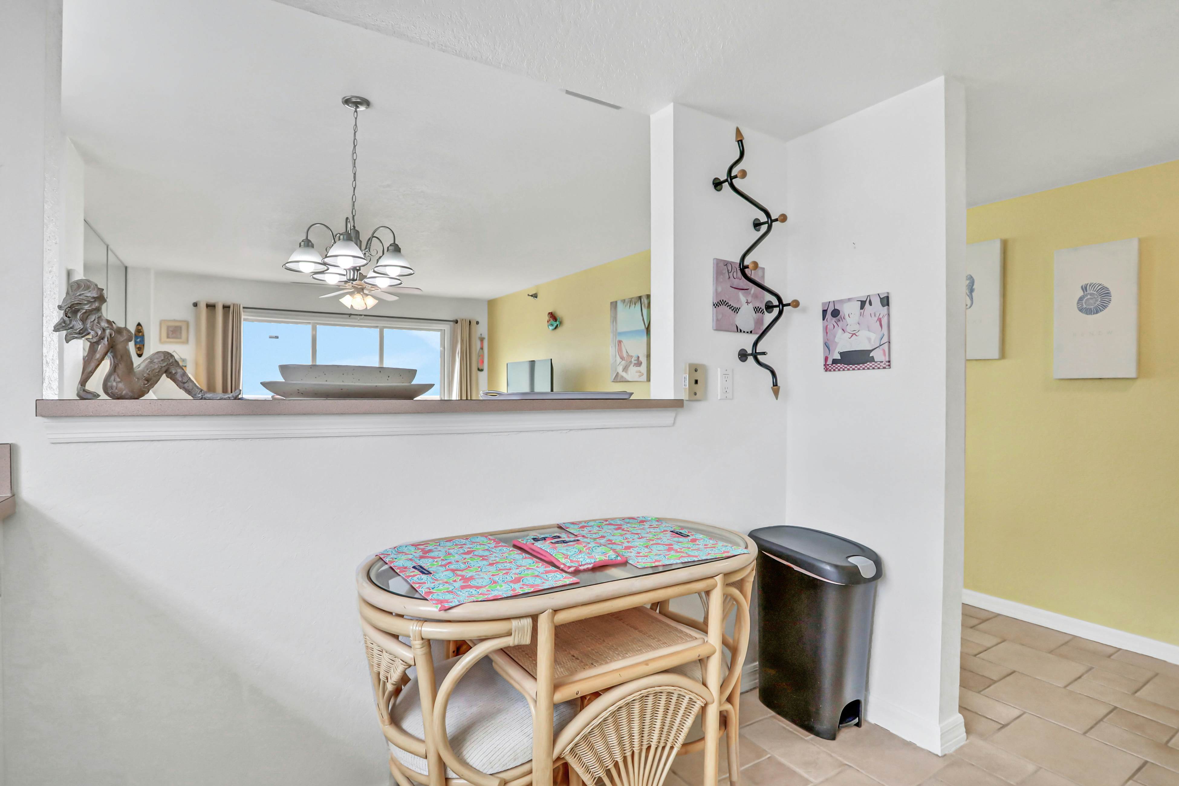 Blissful condo with pool - Gulf-view balcony, private W/D & central AC