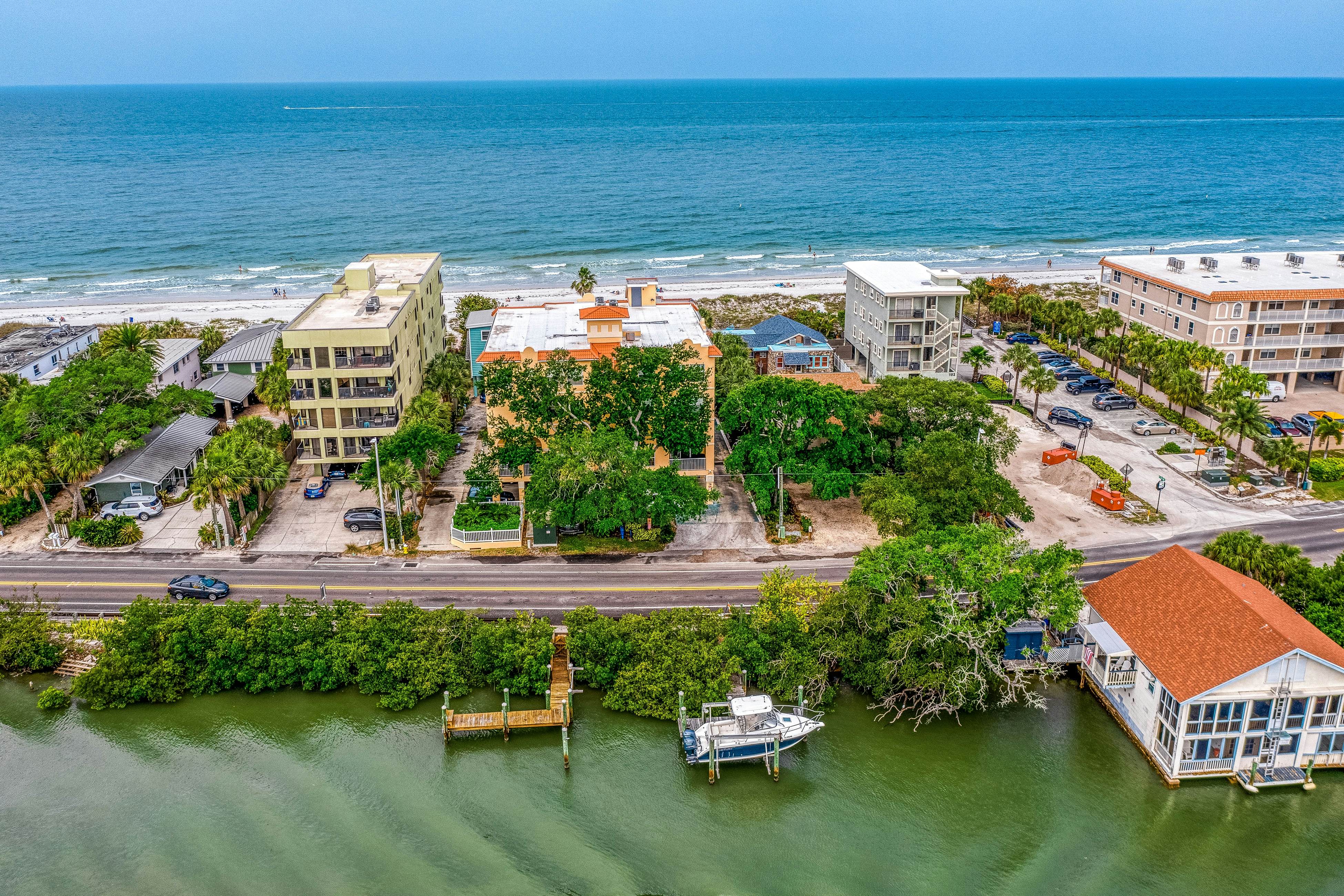 Blissful condo with pool - Gulf-view balcony, private W/D & central AC