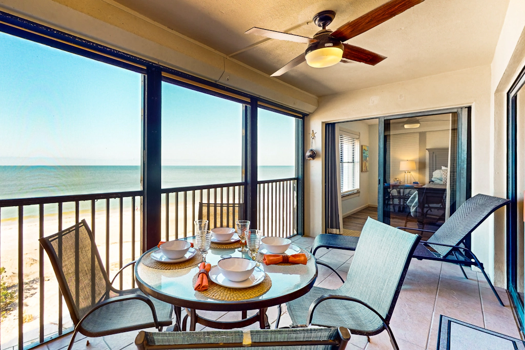 Beachfront condo with Gulf views pool sauna and direct beach access