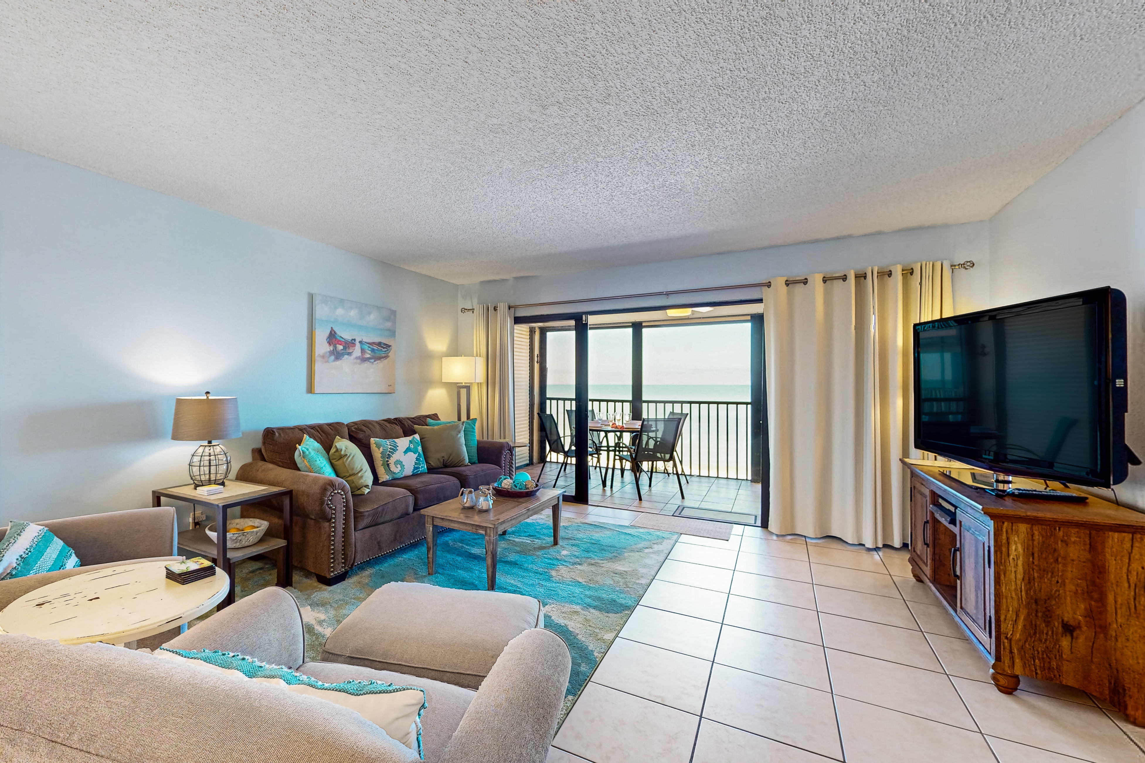 Beachfront condo with Gulf views pool sauna and direct beach access