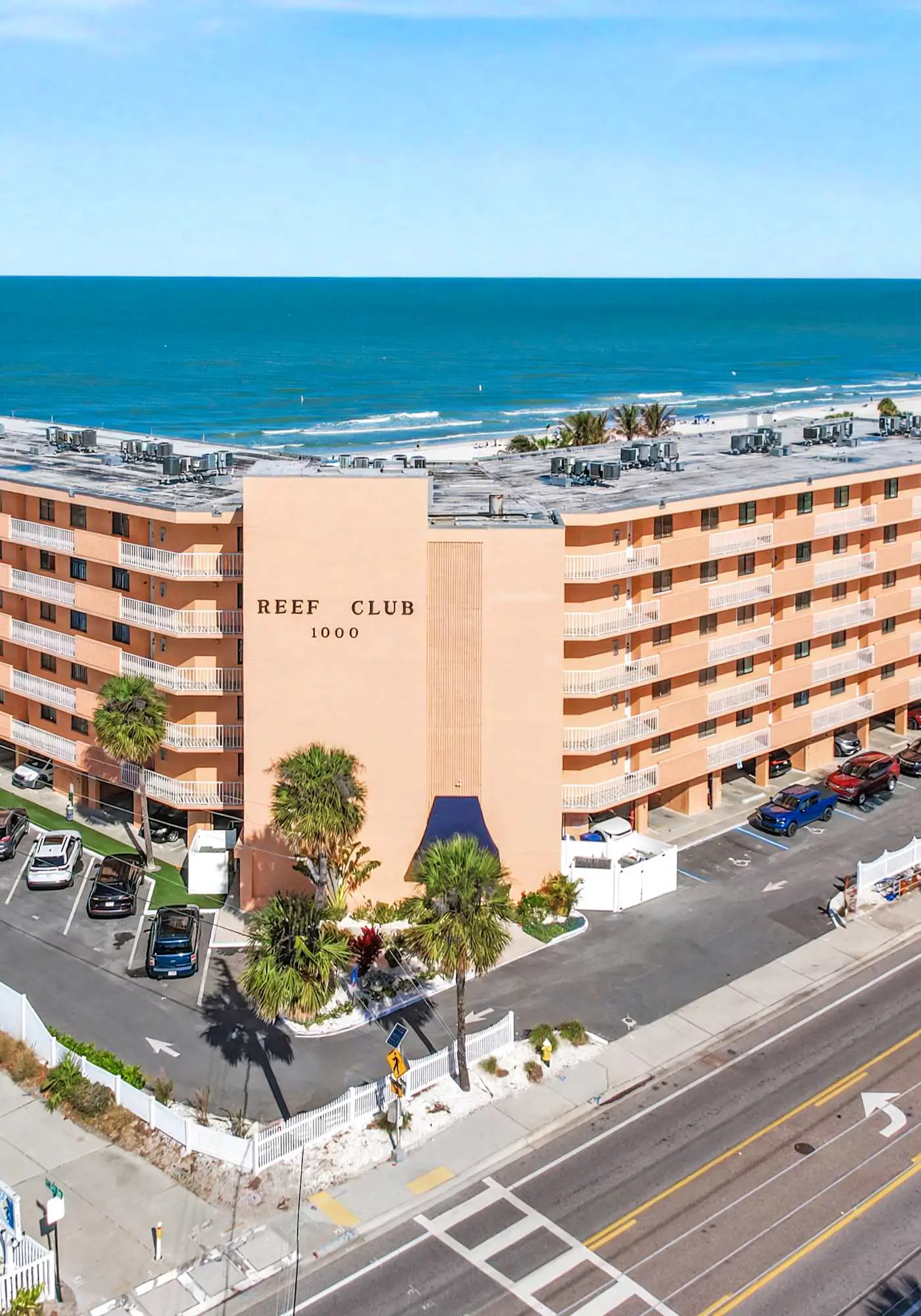 Dog friendly beachfront condo with pool hot tub tennis and AC snowbird friendly