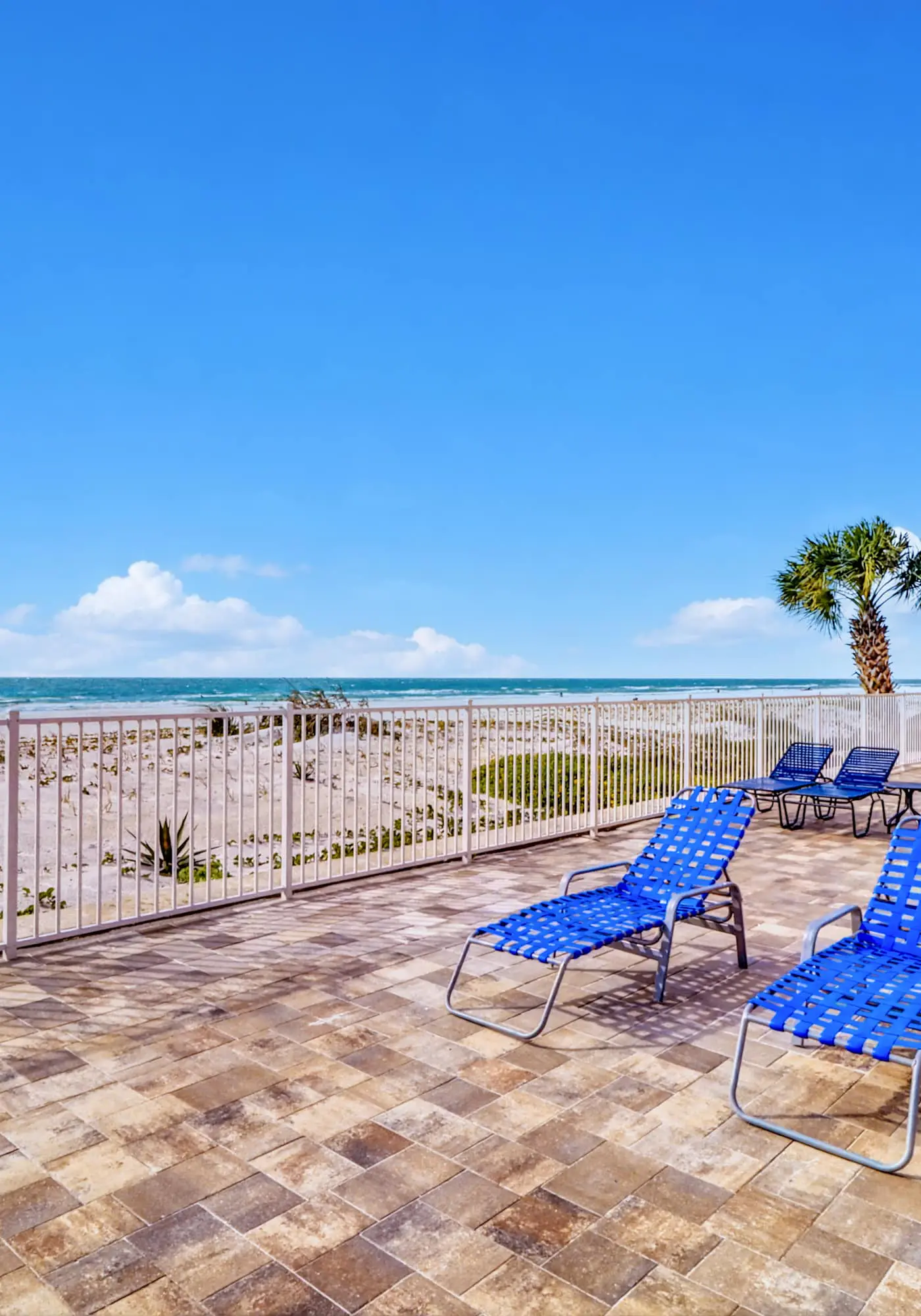 Dog friendly beachfront condo with pool hot tub tennis and AC snowbird friendly