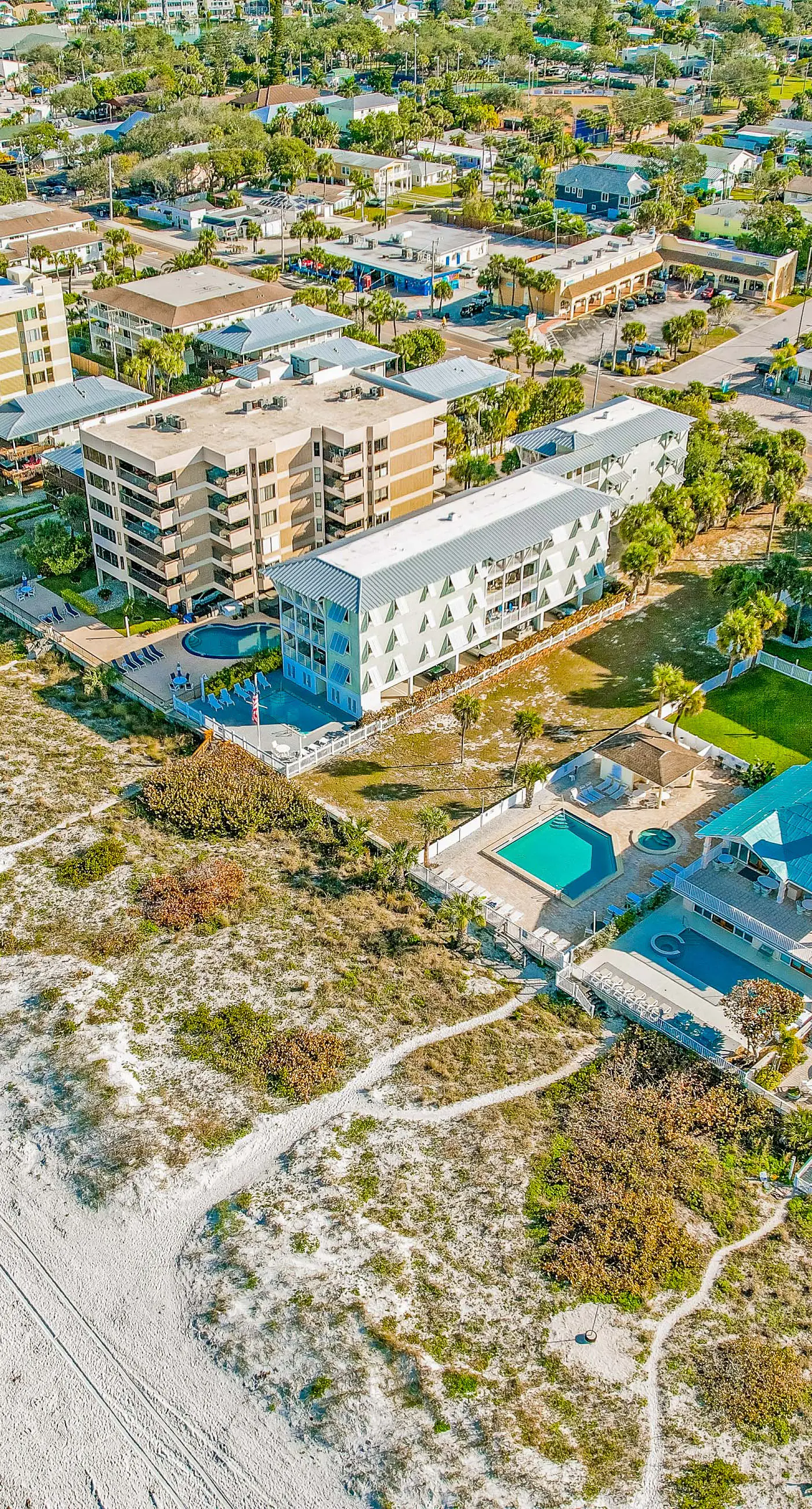 Newly renovated top floor corner condo with Gulf front views pool and hot tub