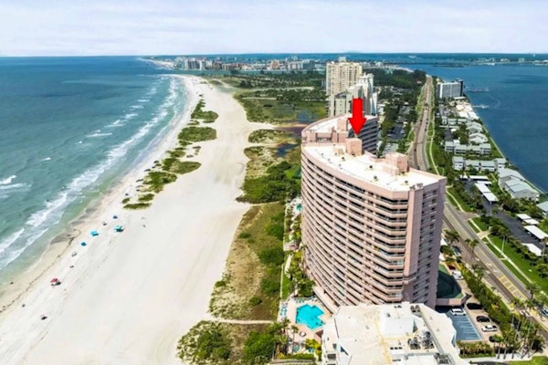 12th floor beachfront condo with balcony heated pool gym pool spa and tennis