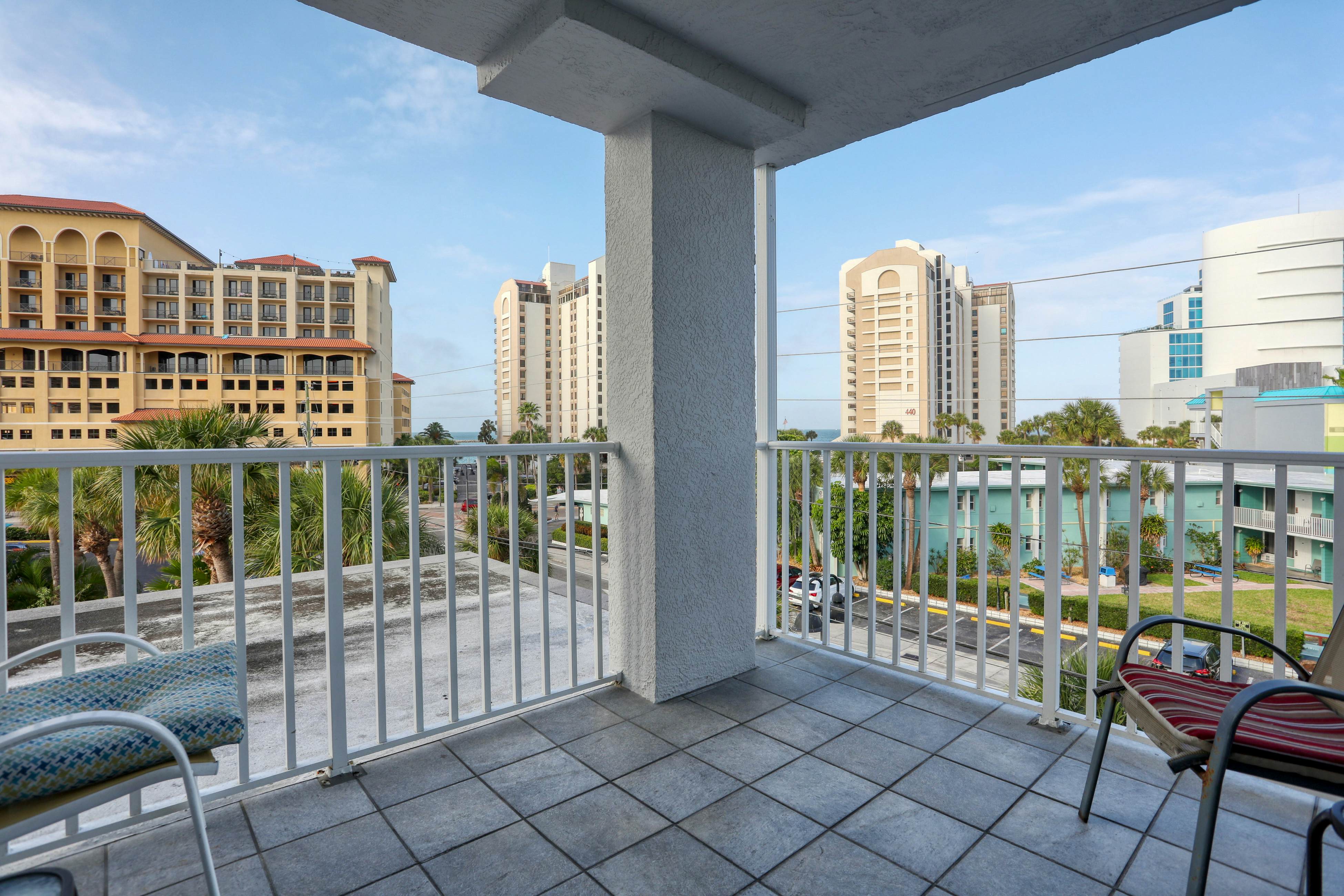 Third-floor condo with pool access, fast WiFi, central AC, & W/D - snowbirds OK