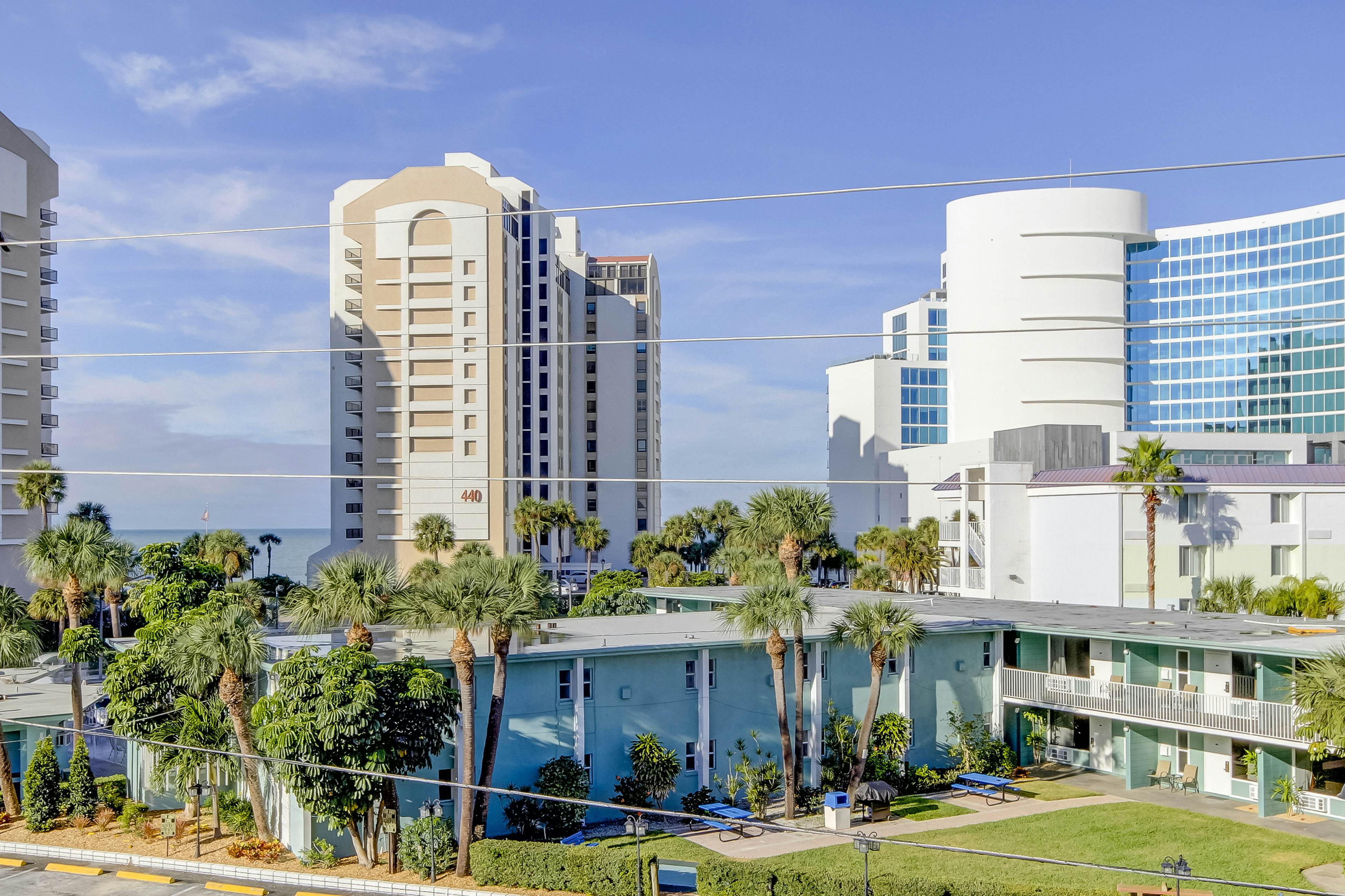 Third-floor condo with pool access, fast WiFi, central AC, & W/D - snowbirds OK