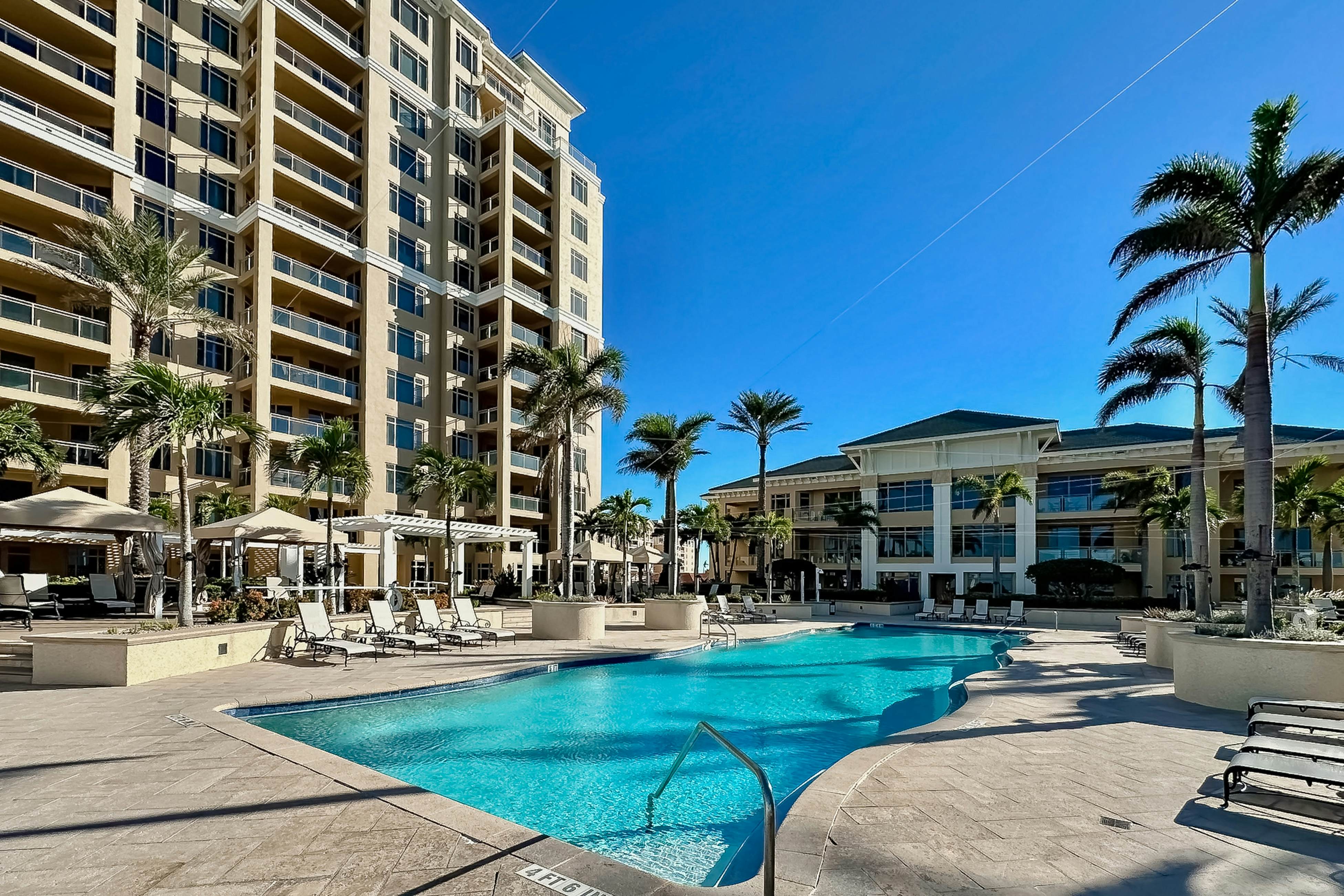 Exclusive Sandpearl Residences condo with Gulf views - heated pool, spa, grills