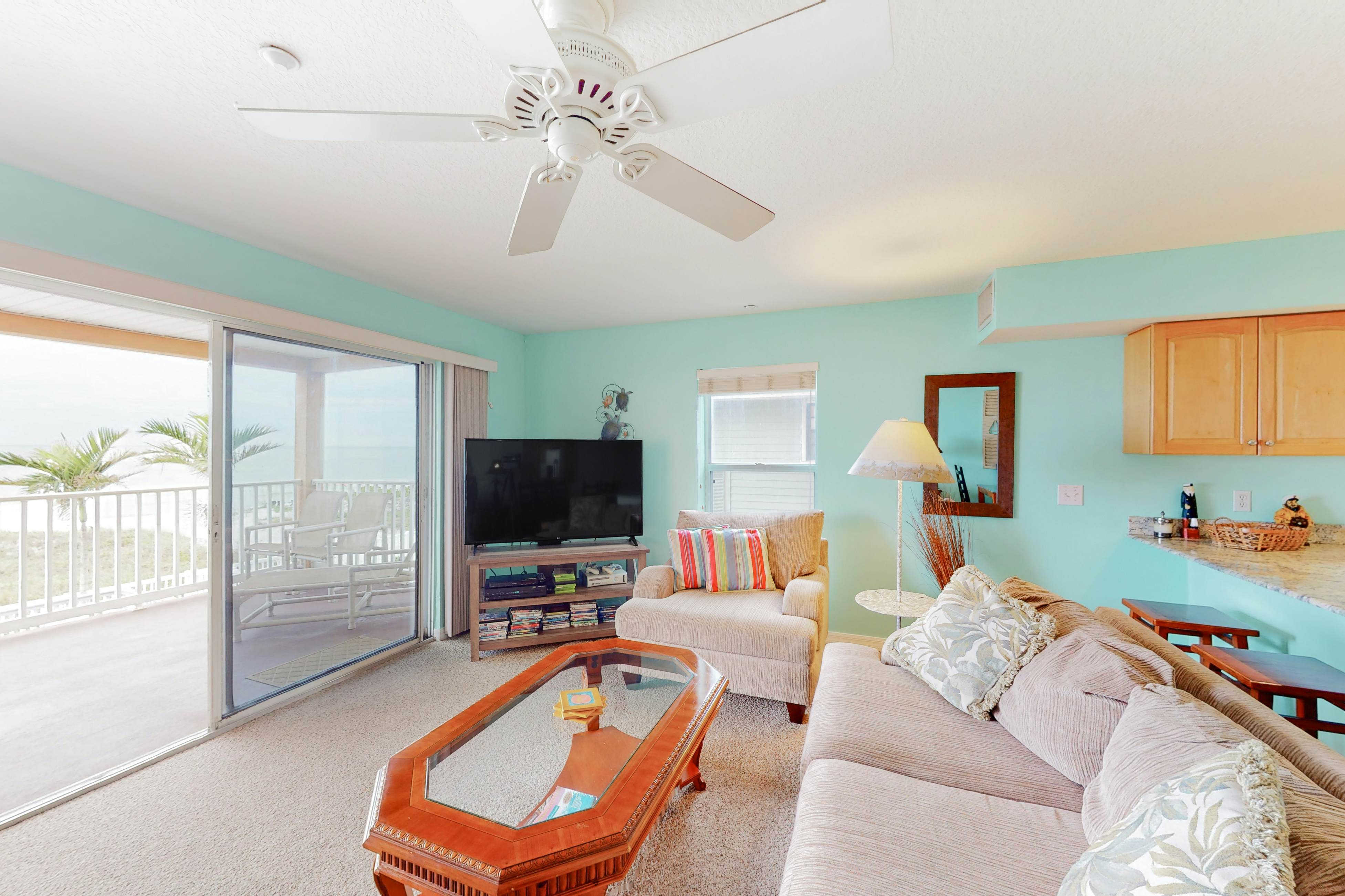 Oceanfront condo with WiFi, pool & views - walk to dining & attractions