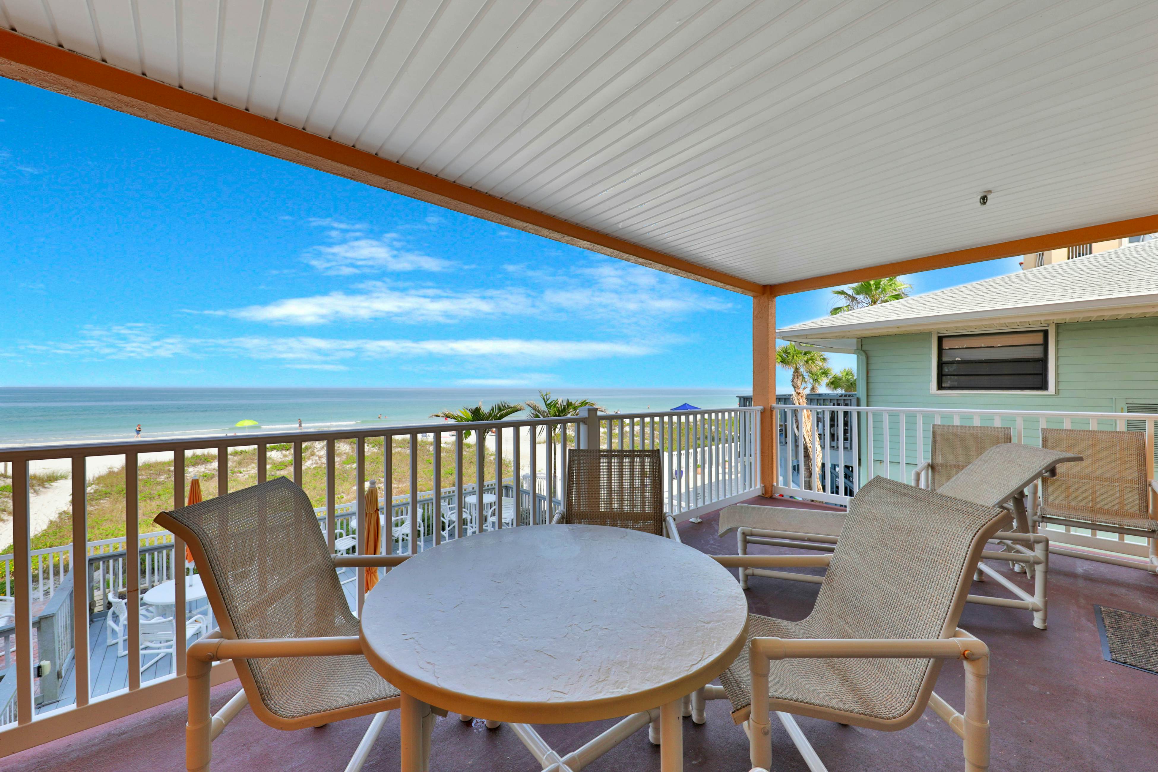 Oceanfront condo with WiFi, pool & views - walk to dining & attractions