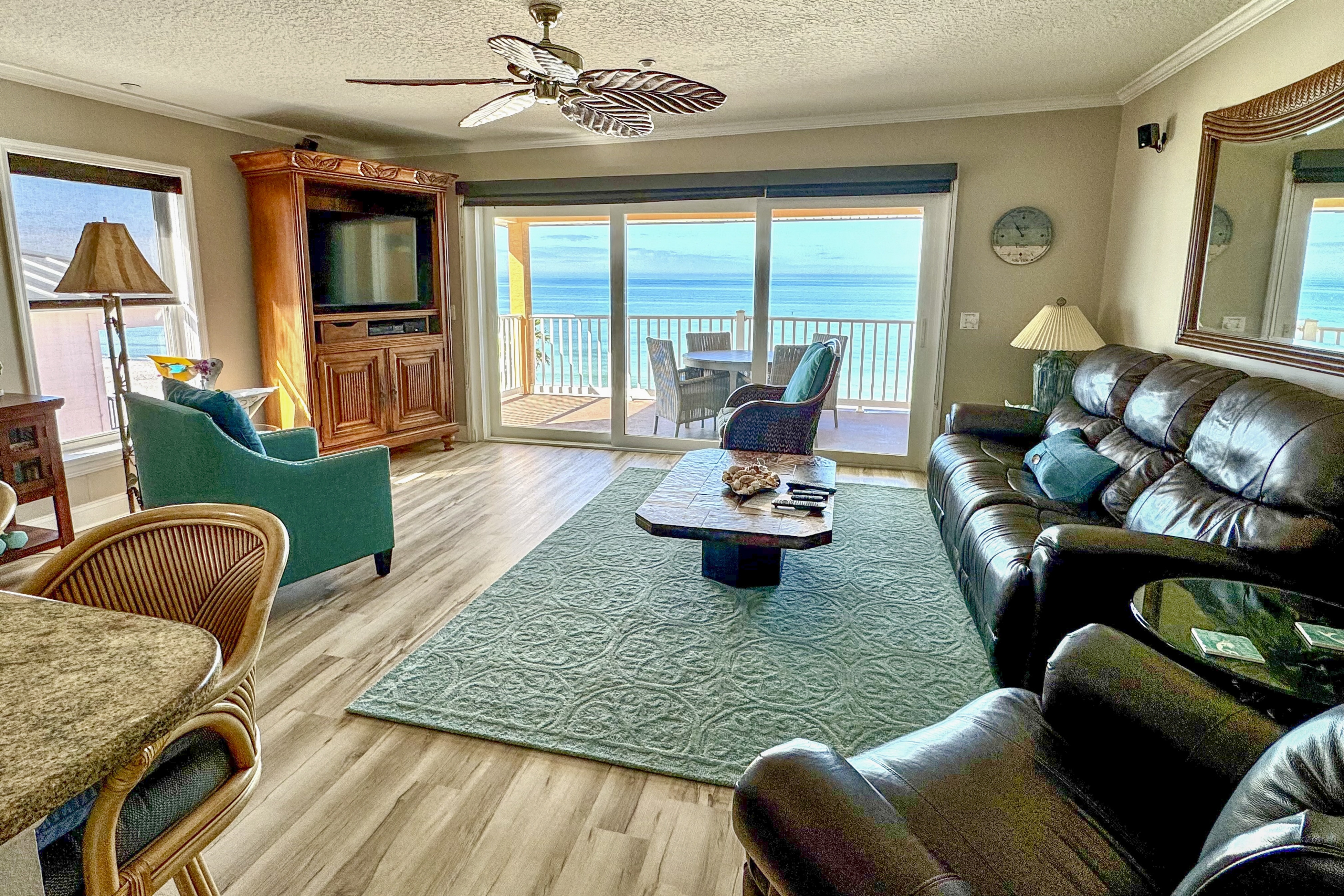 Gulf front condo with amazing water views steps to the beach
