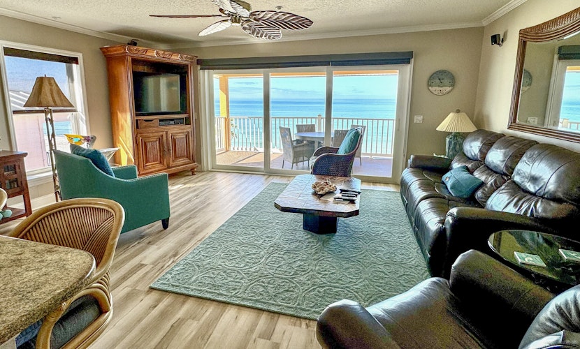 Gulf front condo with amazing water views steps to the beach