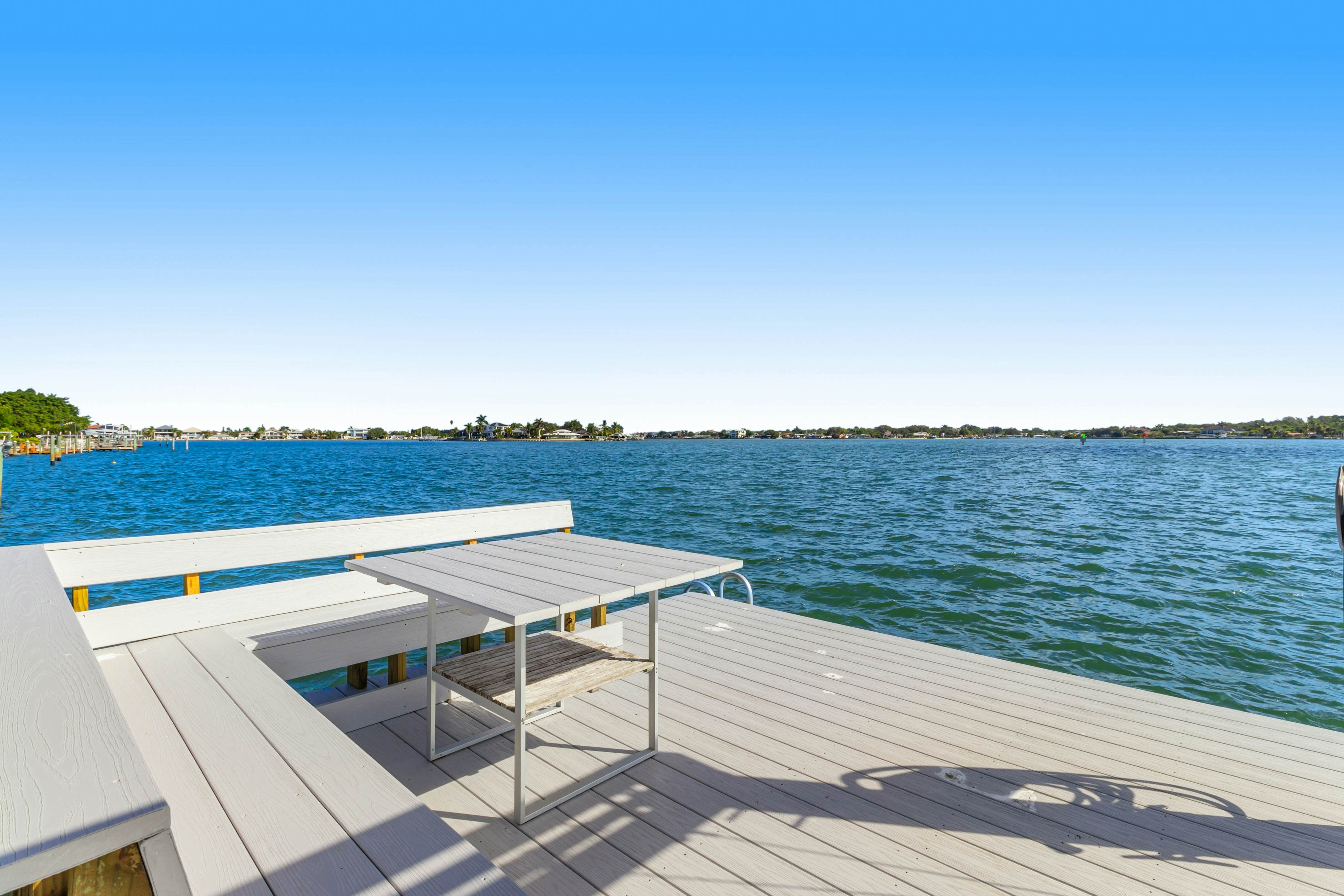 Waterfront home with deck, garden, WiFi & central AC - dog-friendly