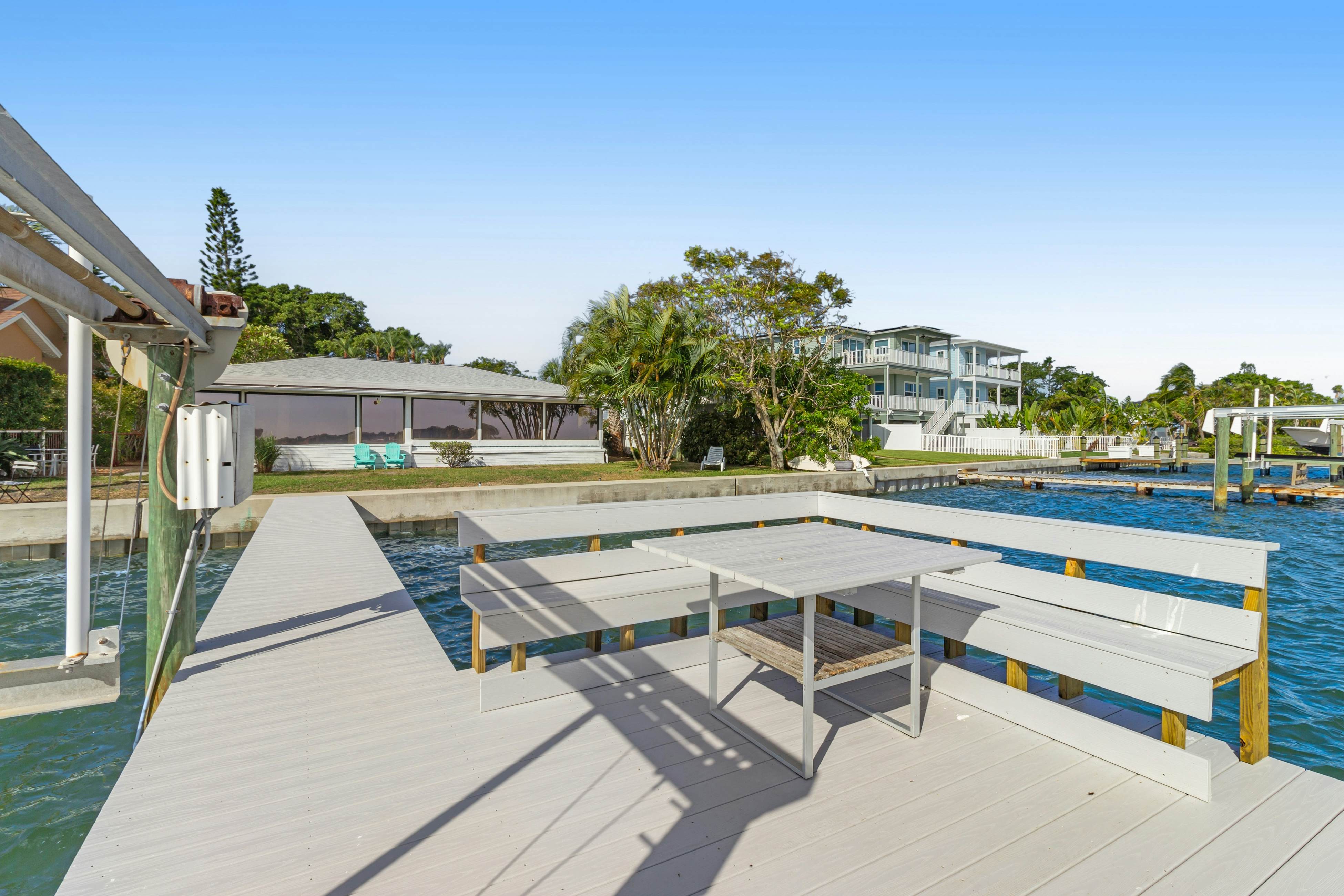 Waterfront home with deck, garden, WiFi & central AC - dog-friendly