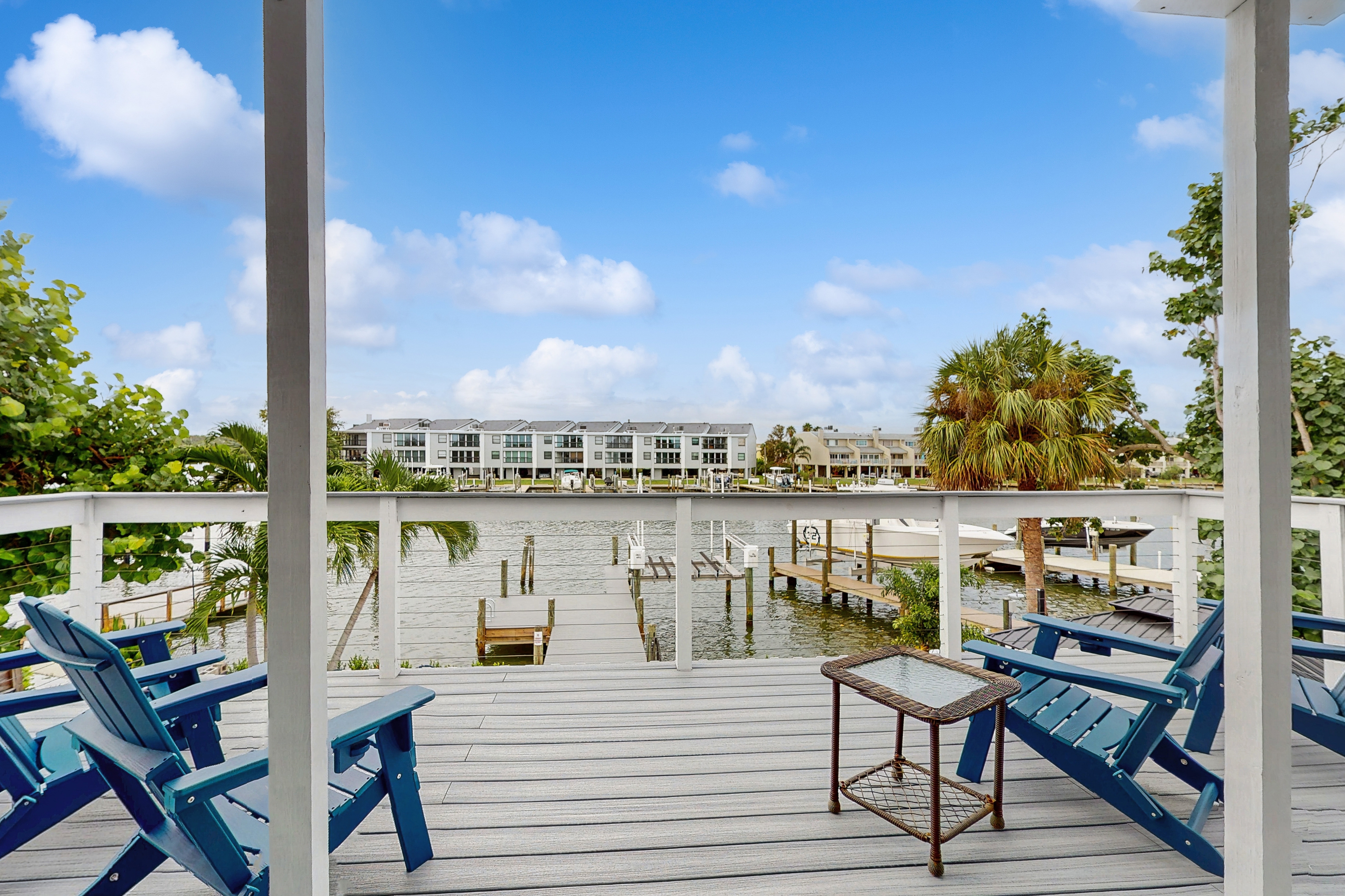 Waterfront home with private pool deck and patio 1 2 mile to the beach