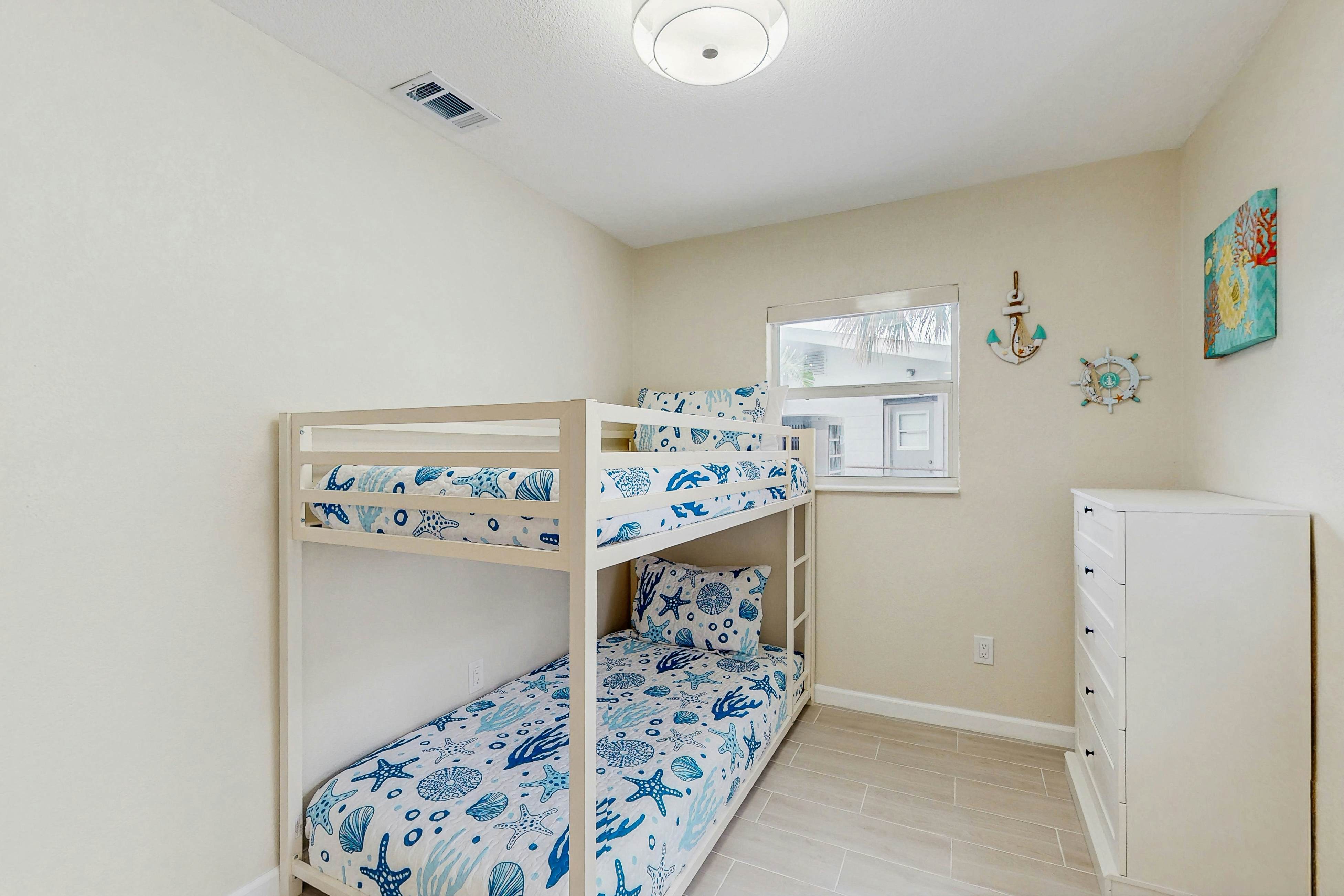 Waterfront home with private pool, deck & patio - 1/2 mile to the beach