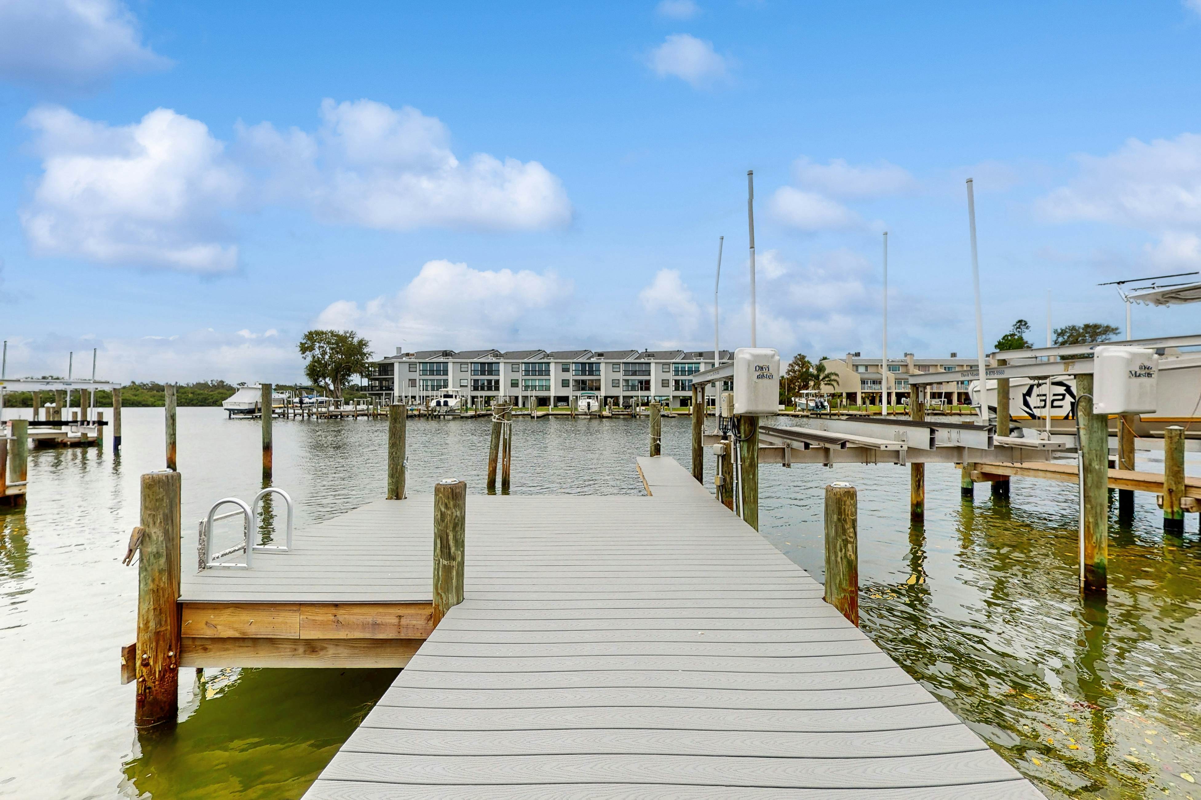 Waterfront home with private pool, deck & patio - 1/2 mile to the beach