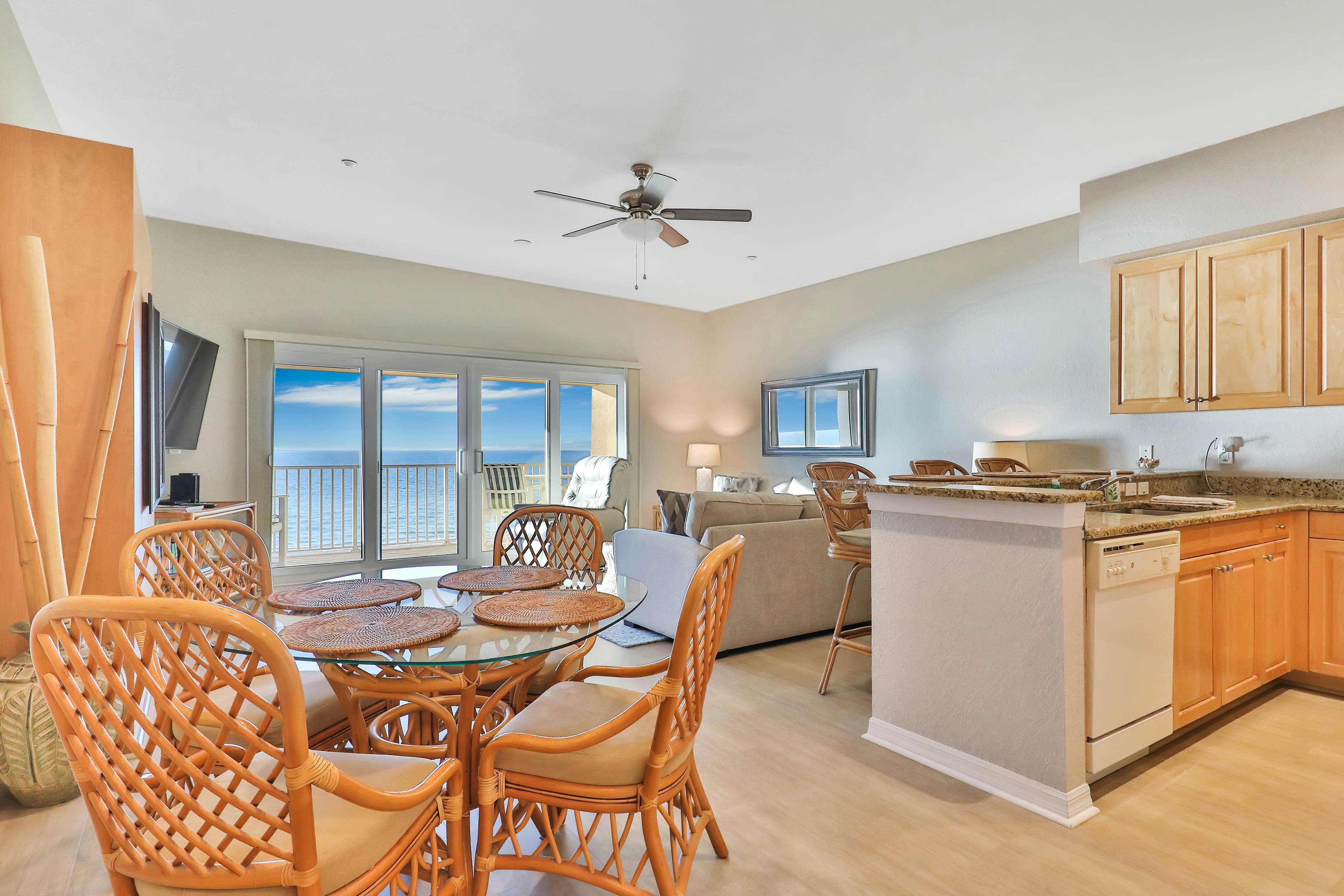 Beachfront condo with pool, hot tub & Gulf views from the balcony