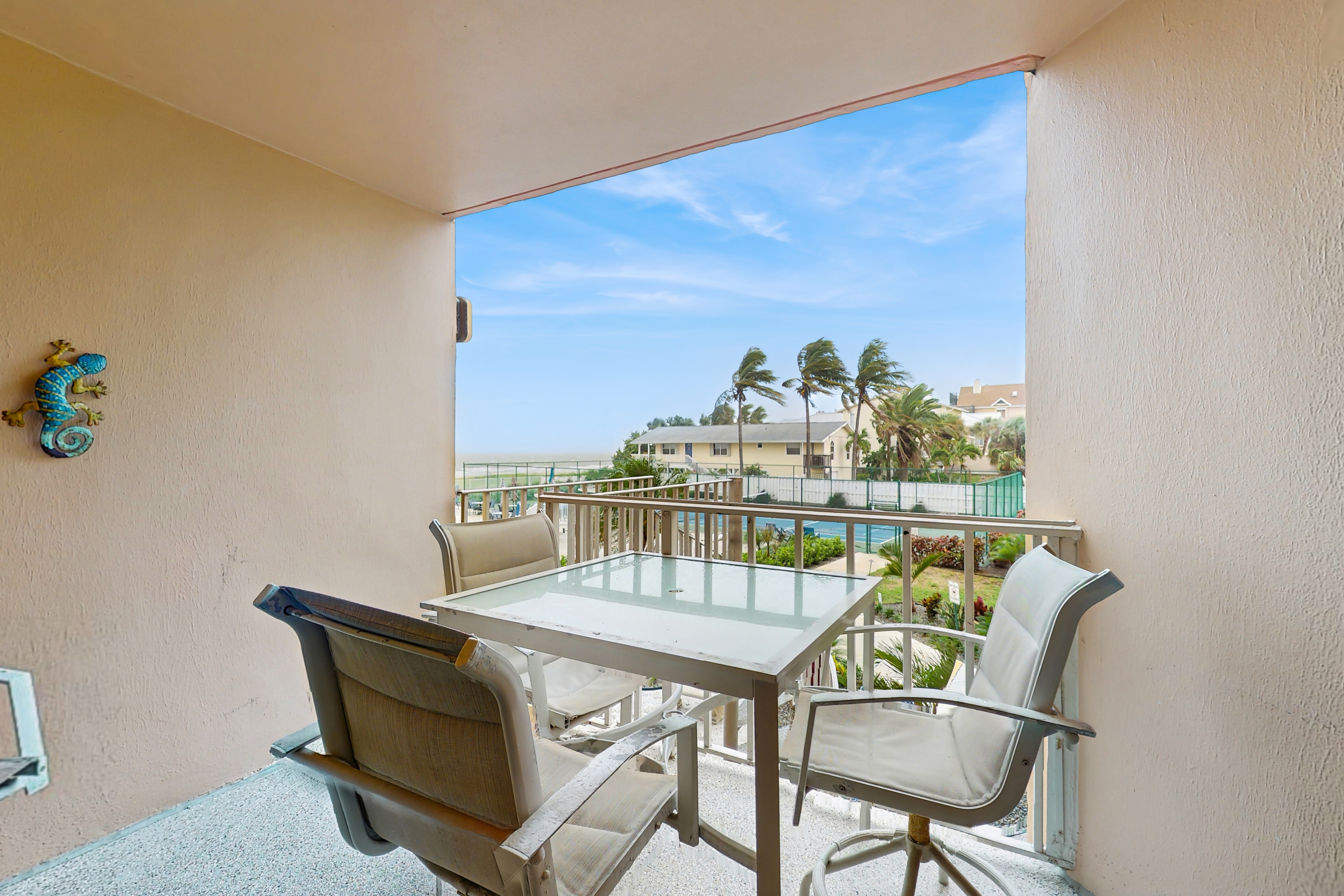 Waterfront condo with updated amenities heated pool hot tub and tennis