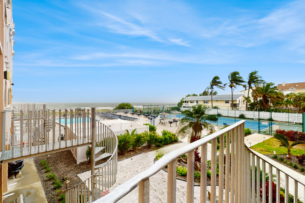 Waterfront condo with updated amenities heated pool hot tub and tennis