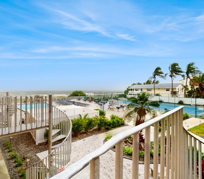 Waterfront condo with updated amenities heated pool hot tub and tennis