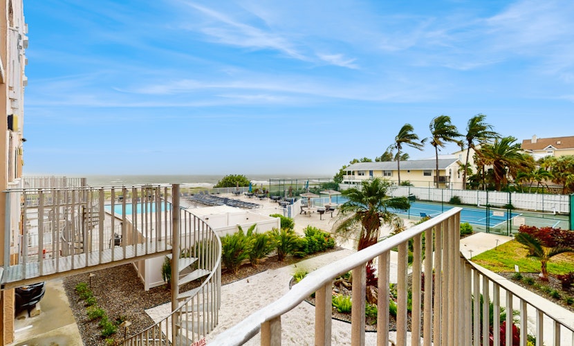 Waterfront condo with updated amenities heated pool hot tub and tennis