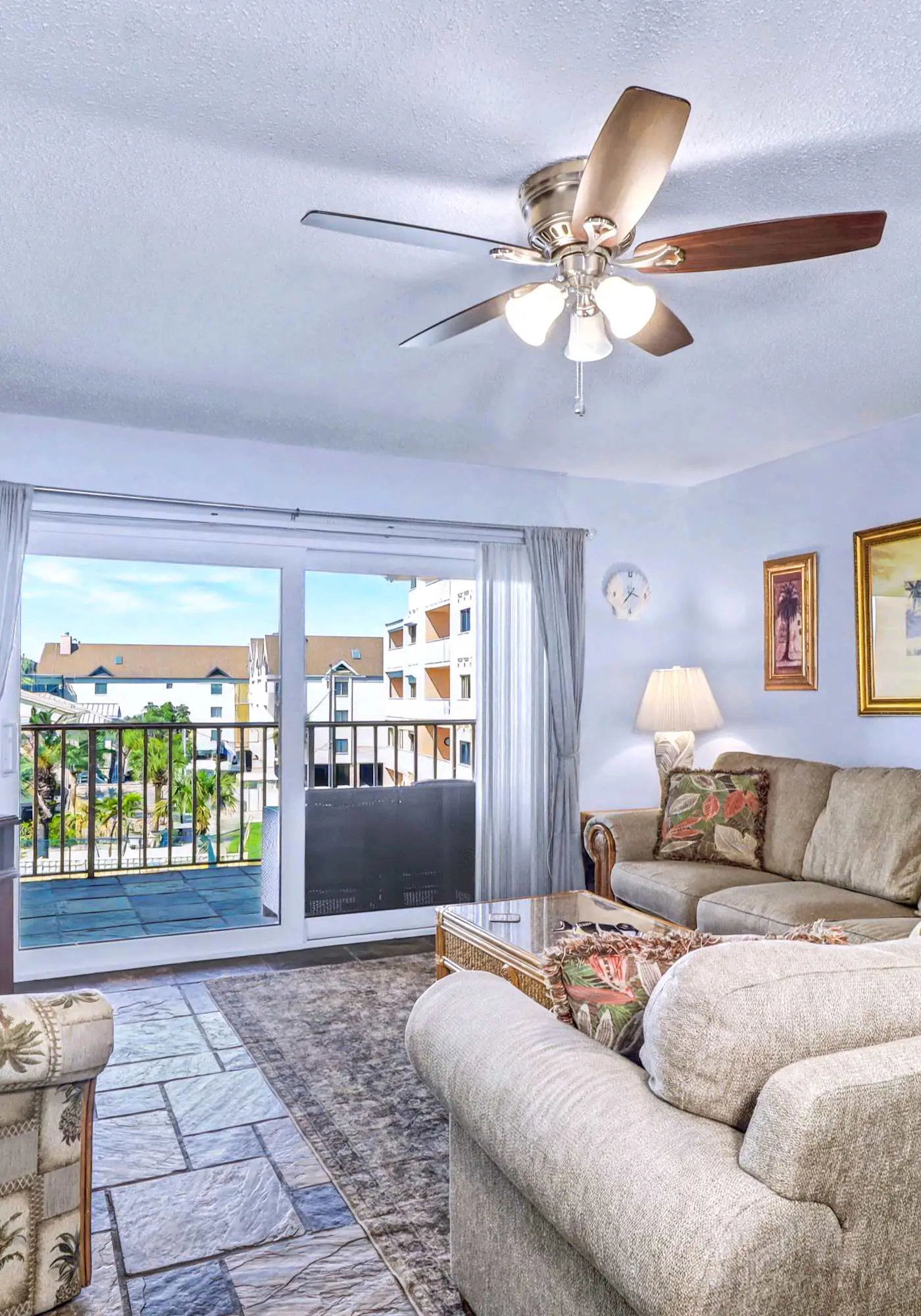 Waterfront condo with pool hot tub tennis and beach access
