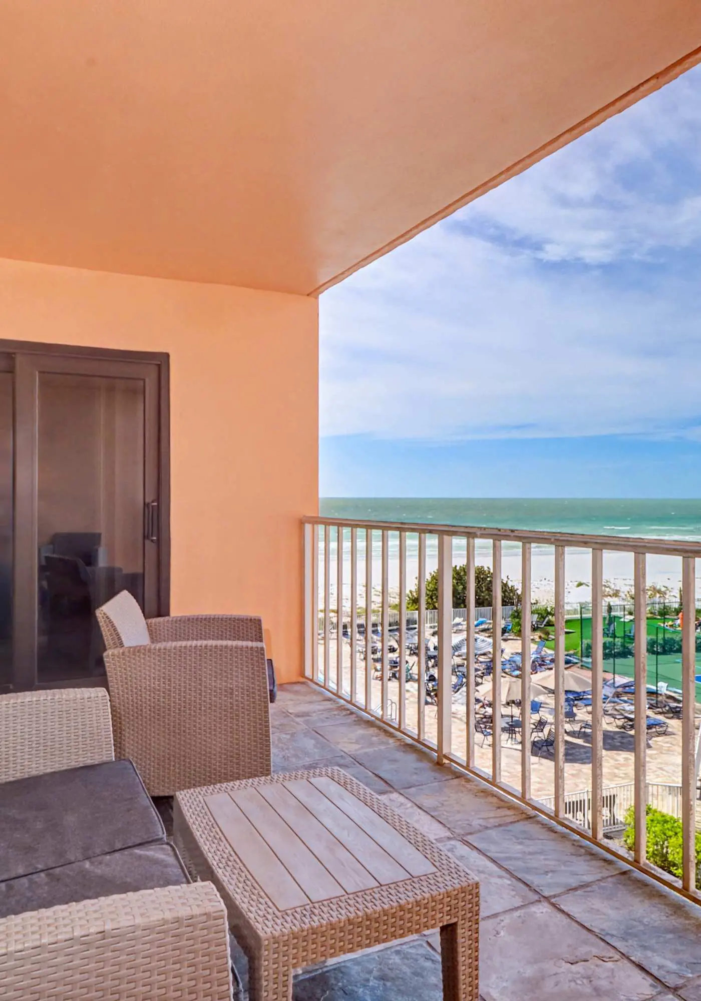 Waterfront condo with pool hot tub tennis and beach access