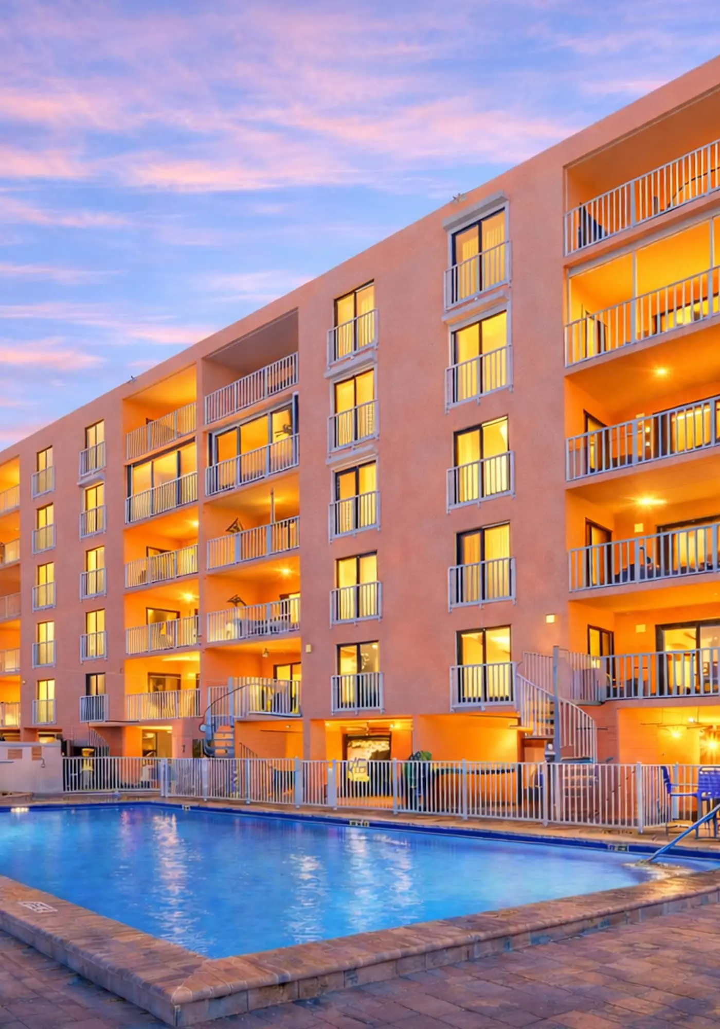 Waterfront condo with pool hot tub tennis and beach access