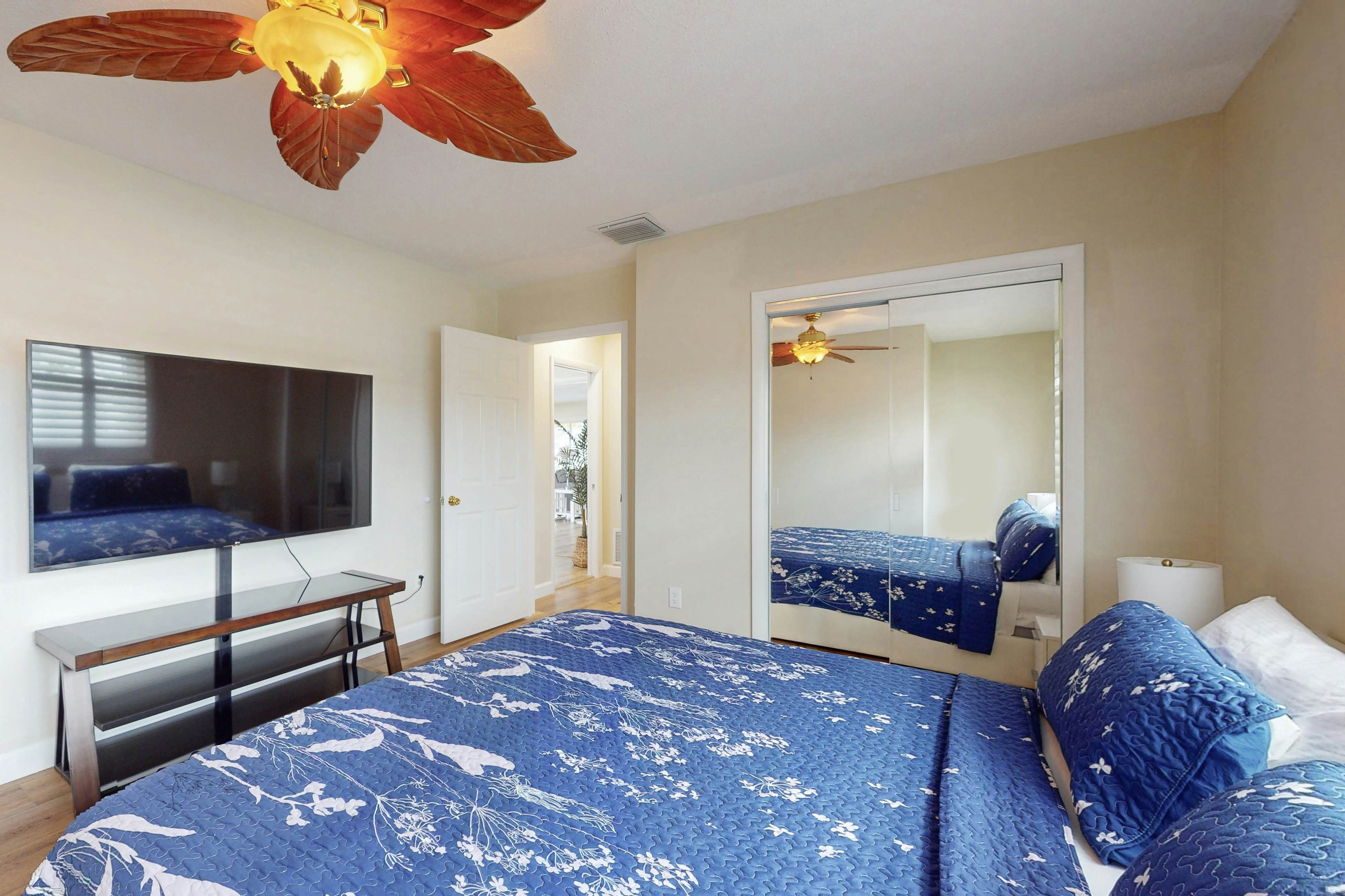 Canal-front home with private pool, dock, grill, canal views, & W/D