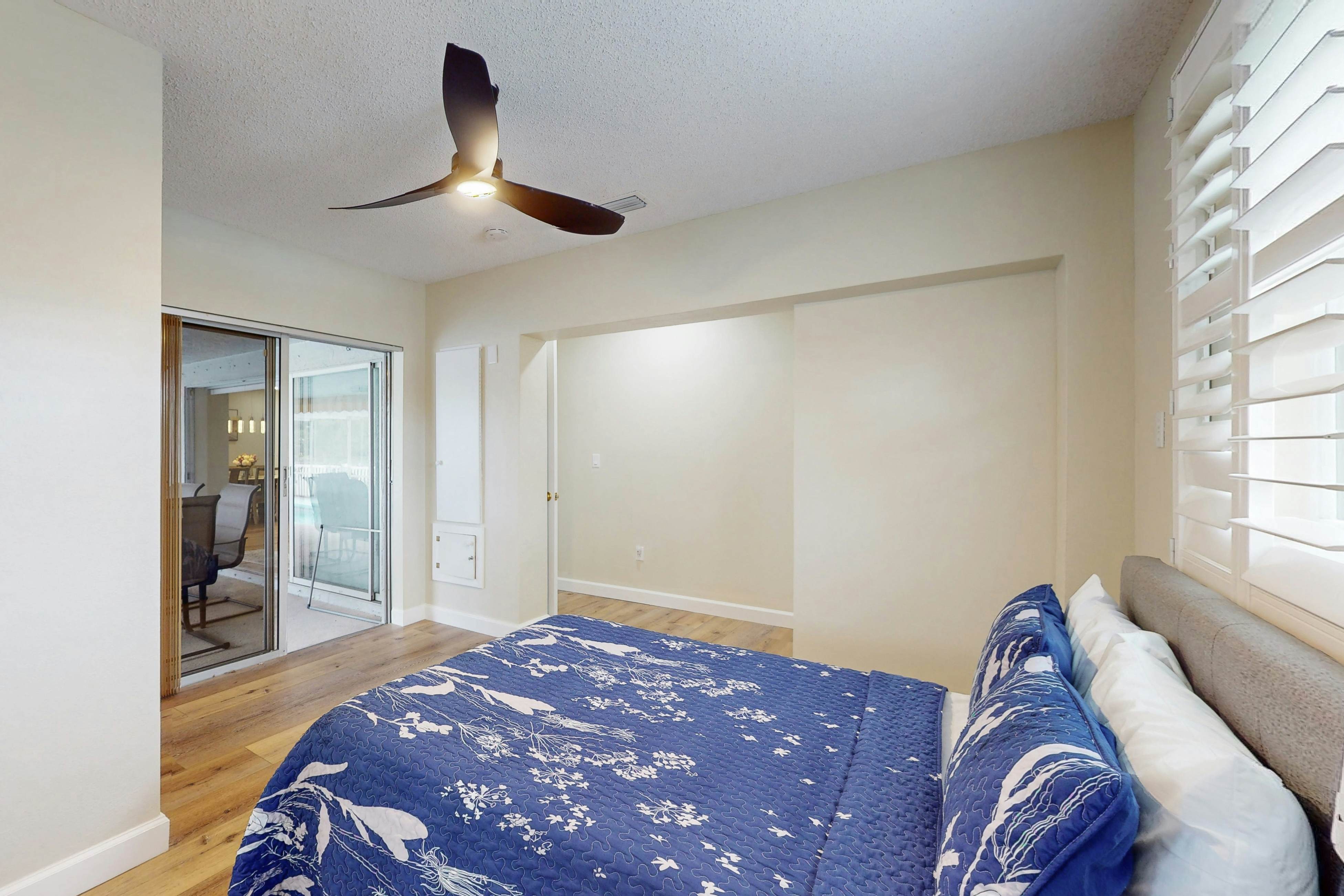 Canal-front home with private pool, dock, grill, canal views, & W/D