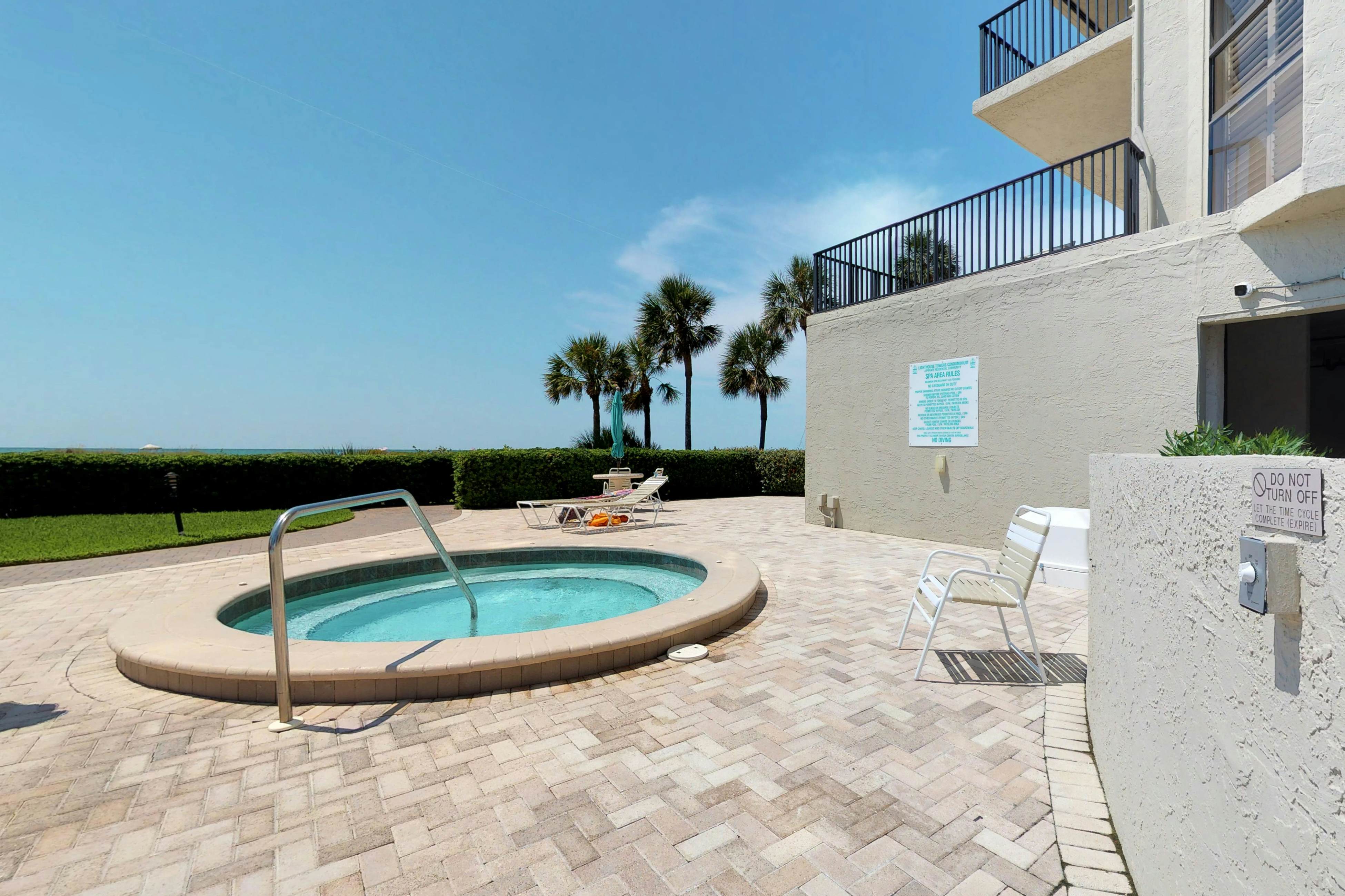 Lighthouse Towers #206 | Condo on Gulf of Mexico with pool, beach access, tennis