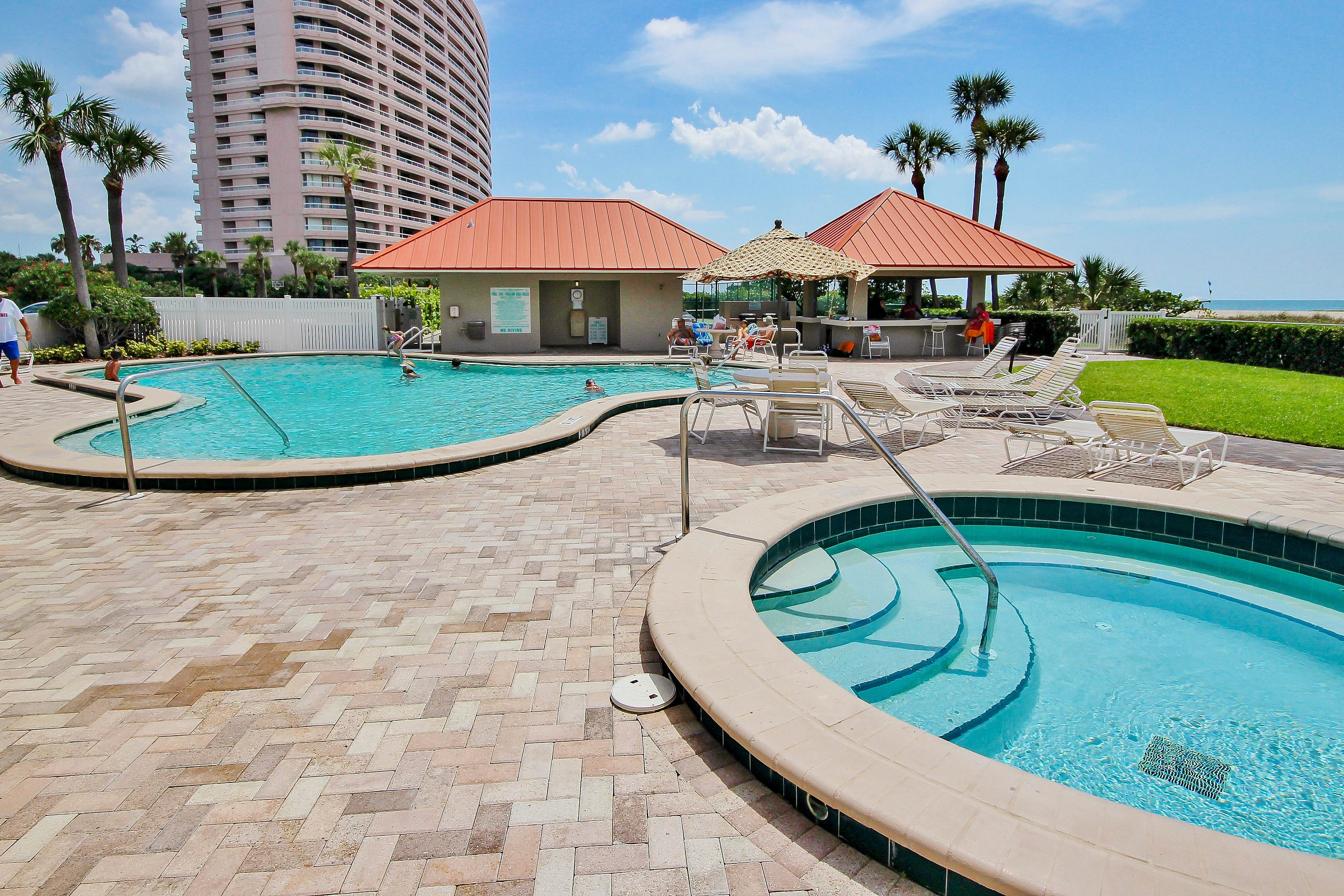 Lighthouse Towers #206 | Condo on Gulf of Mexico with pool, beach access, tennis