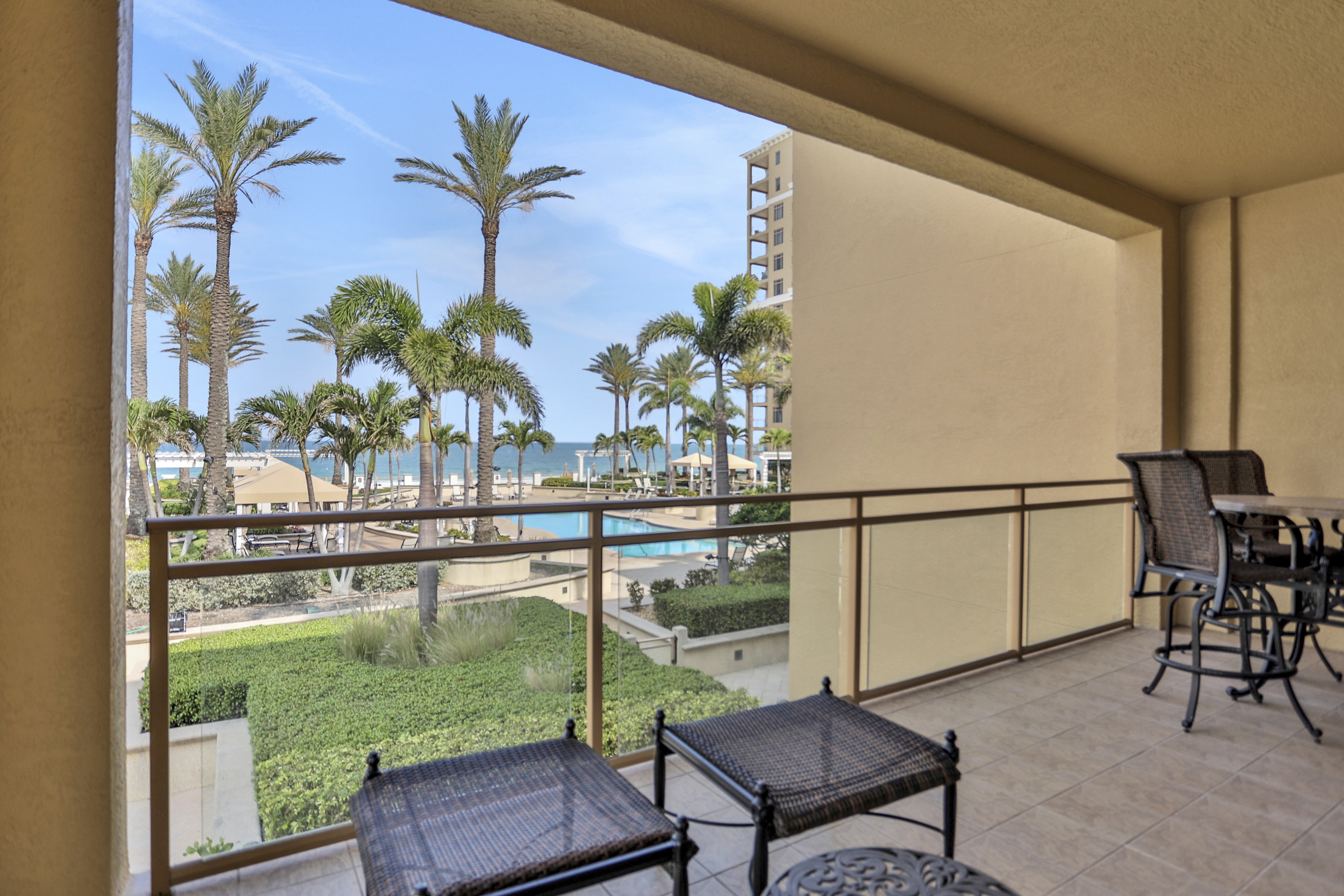 Stunning Gulf front views in full luxury Sandpearl Residences with pool spa WD