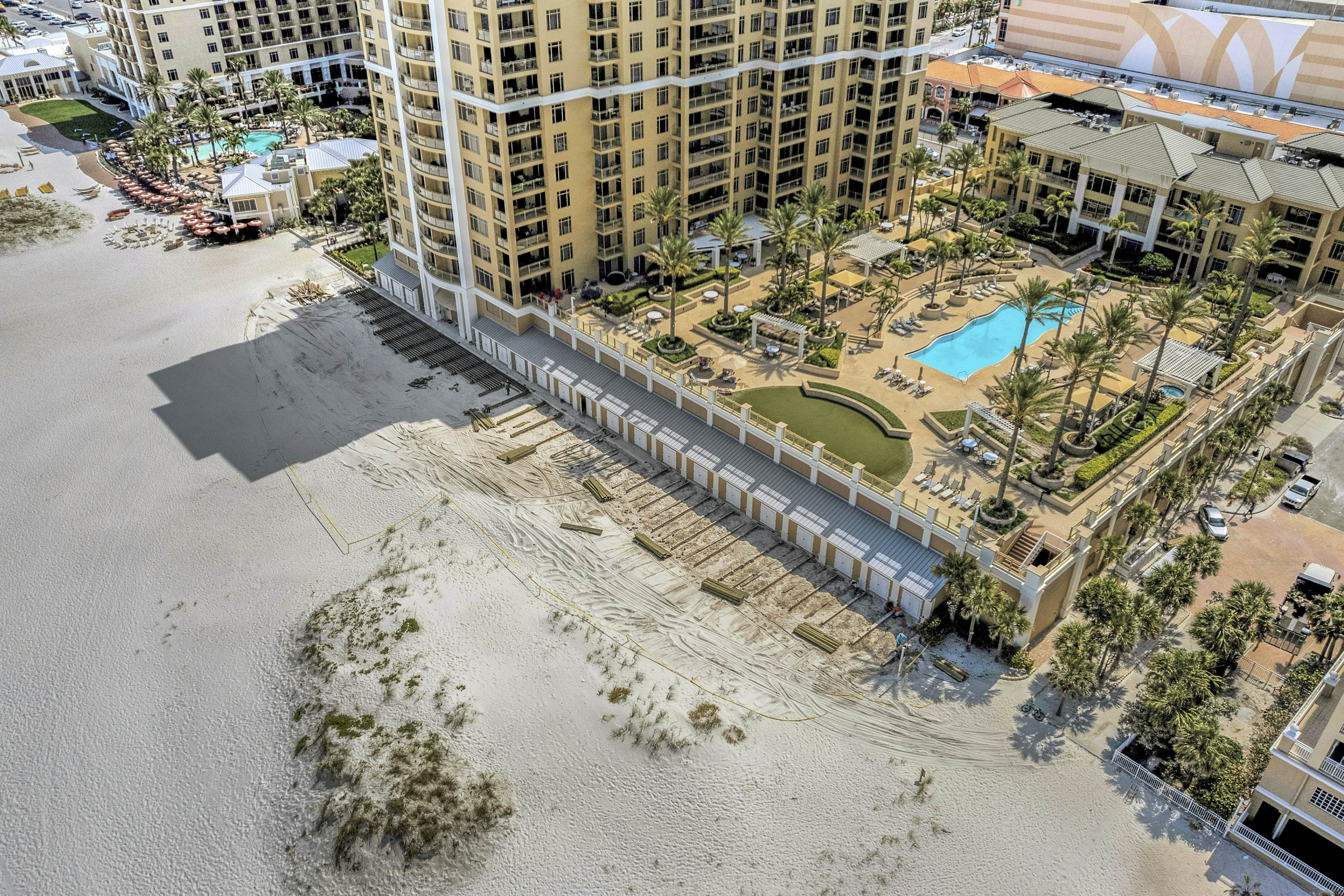 Stunning Gulf front views in full luxury Sandpearl Residences with pool, spa, WD