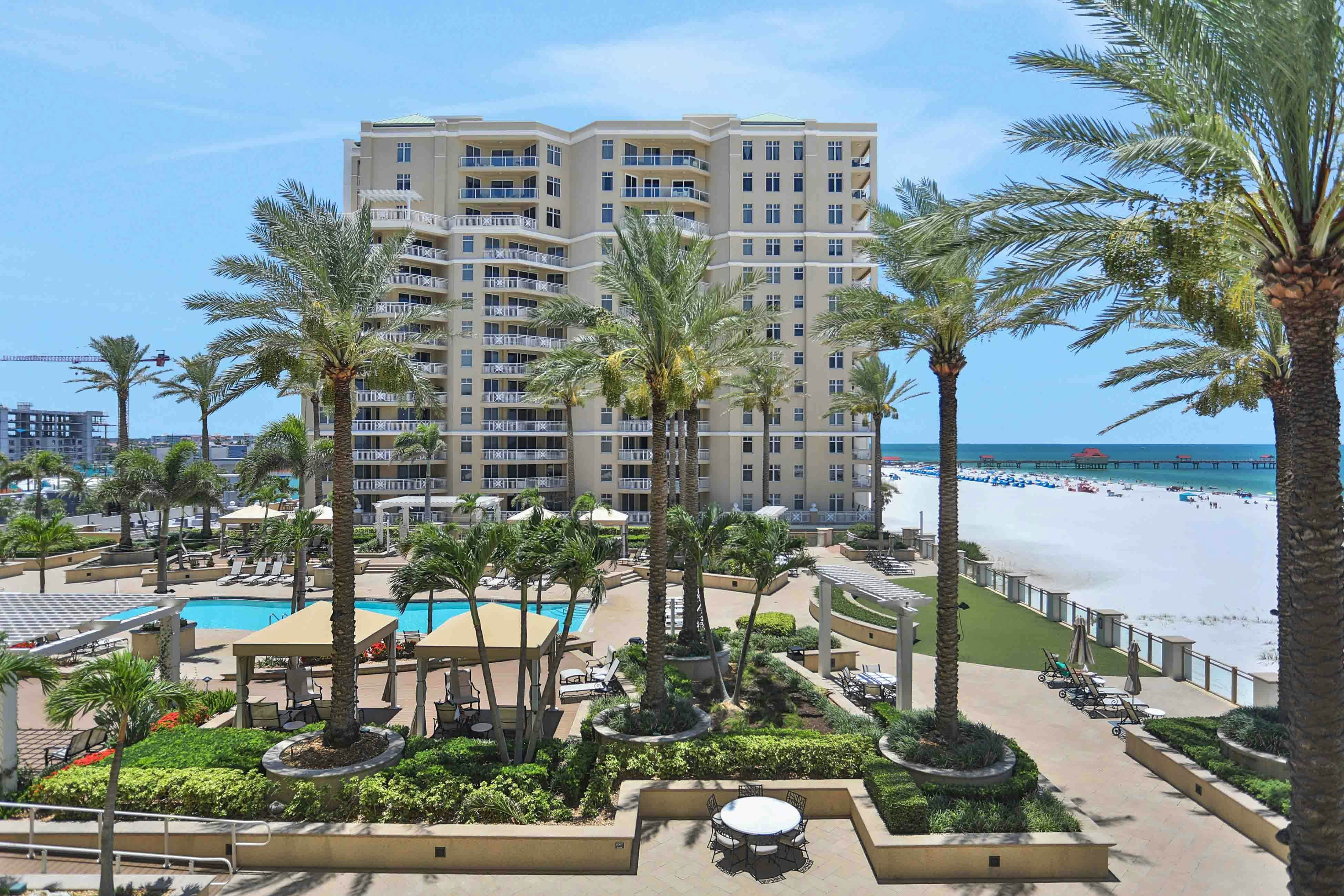 Luxurious Sandpearl Residences condo with Gulf views - heated pool, spa, resort